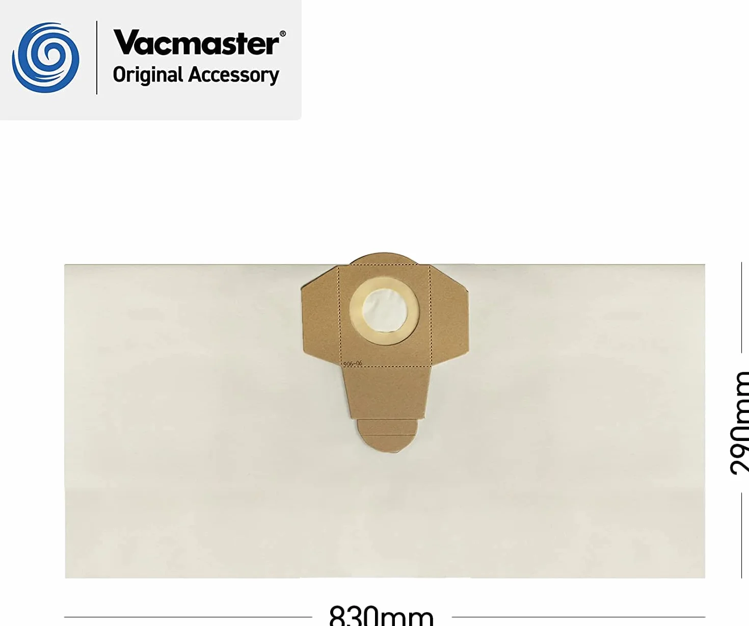 Vacmaster 950127 Worki do Odkurzacza, Biały, 5 sztuk