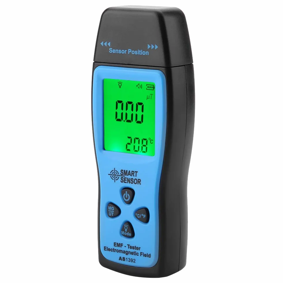 Miernik EMF, Cyfrowy Detektor Promieniowania Pola Elektromagnetycznego Ręczny Cyfrowy Detektor EMF LCD, Domowy Detektor Promieniowania, świetny Tester do Domowych Inspekcji EMF, Biura, na Zewnątrz