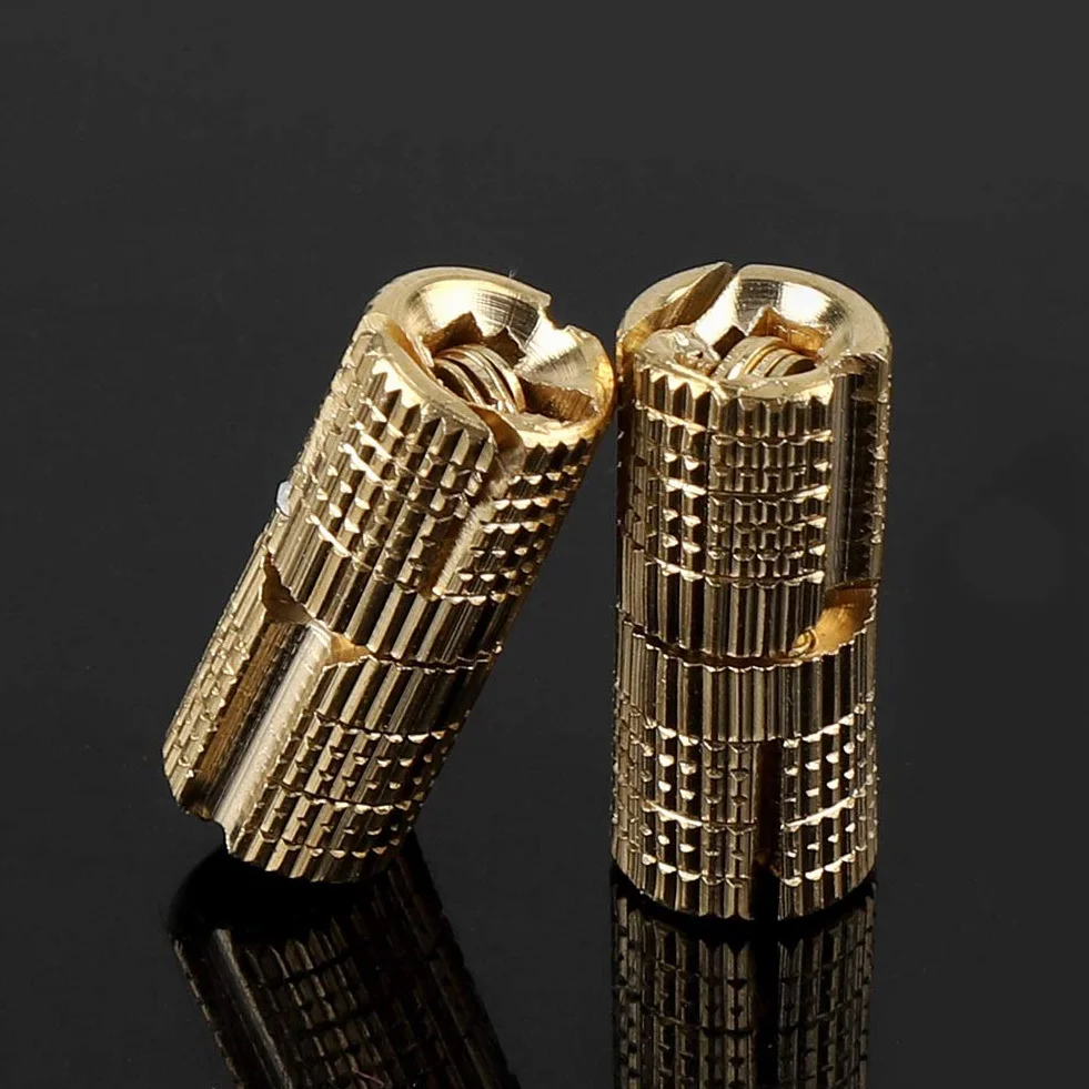 Eastbuy Zawias beczki - 4 cz??ci/pakiet mied? mosi?dz szafka pude?ko pude?ko na prezent ukryty zawias beczki 8 mm k?t otwarcia 180°