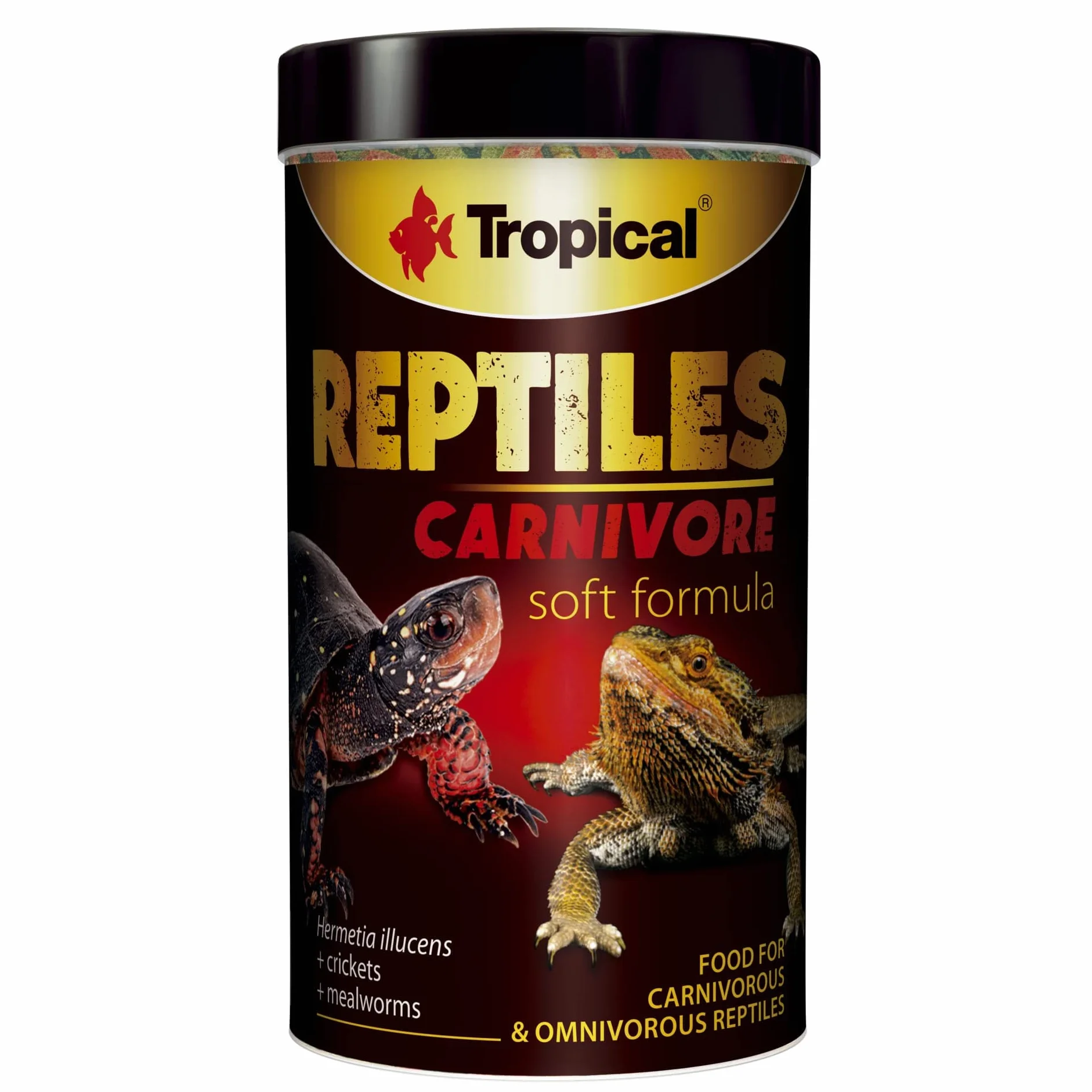 Tropical REPTILES CARNIVORE SOFT Pokarm dla mięsożernych i wszystkożernych gadów 1000ml 260g