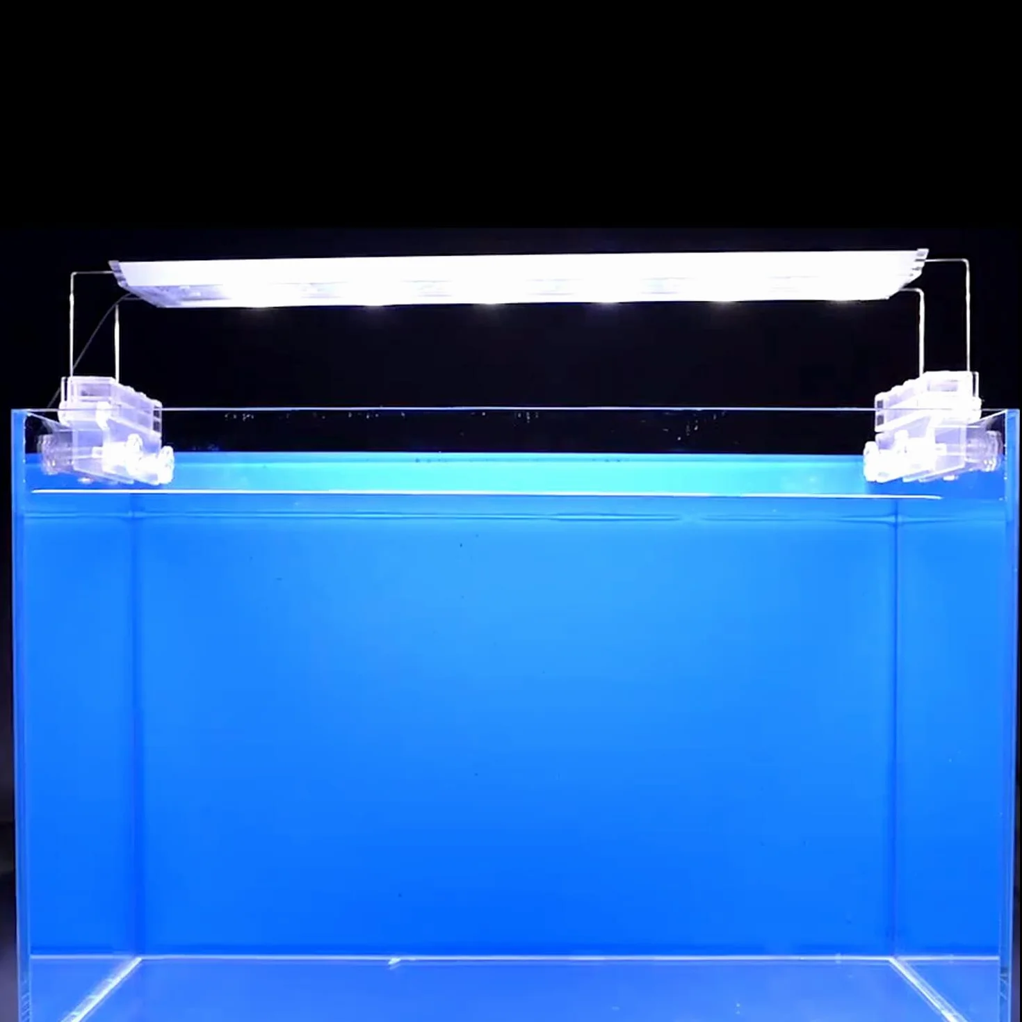 ELEBOX Tło akwarium niebieski czarny akwarium tło obraz statyczne przyleganie tło do akwarium tapeta 50 cm x 122 cm