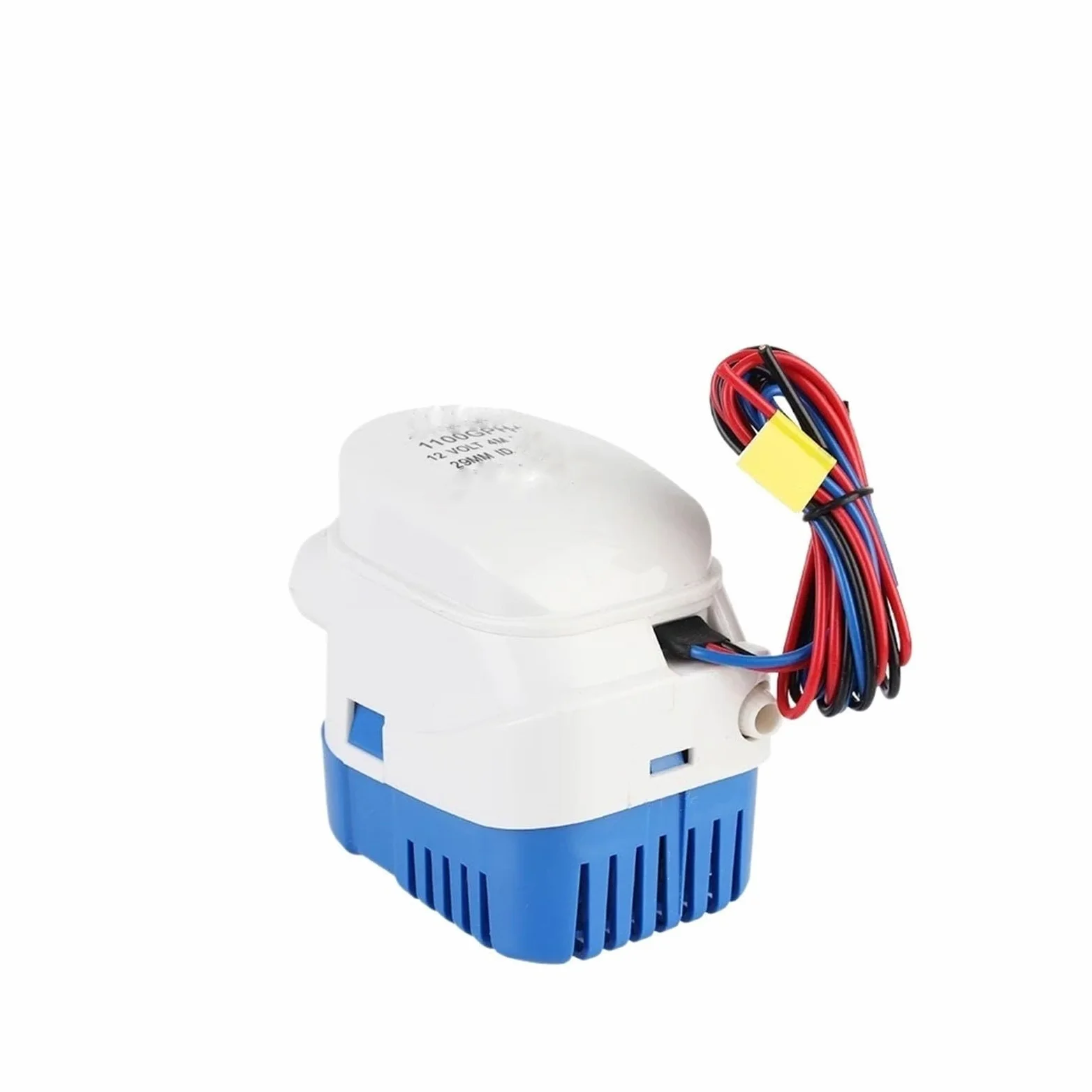 1 szt. Zatapialna pompa zęzowa do łodzi DC elektryczna do wody morskiej 12 V 24 V V 1100 GPH automatyczna z przełącznikiem(12V)
