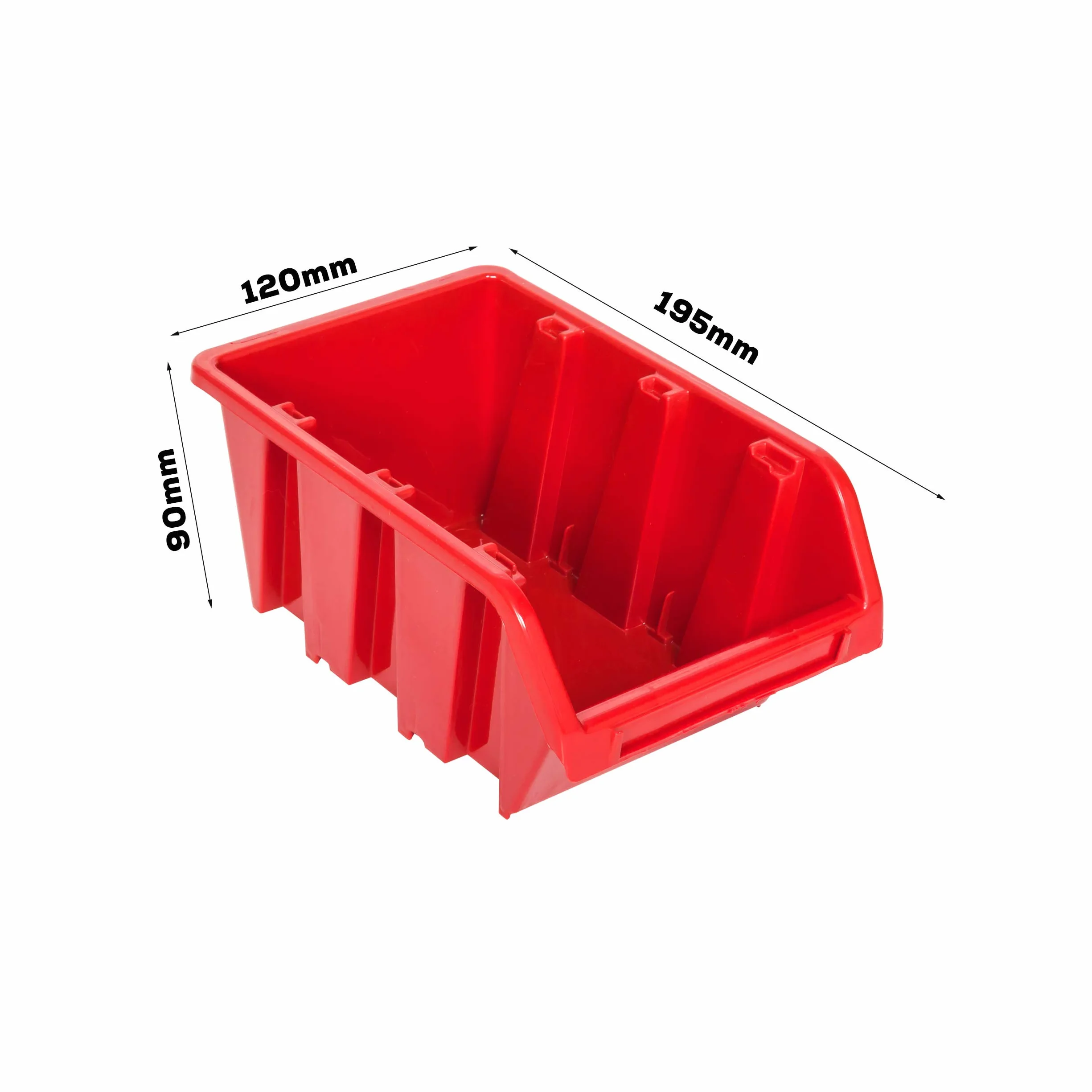 Regał ścienny 780x130 mm System przechowywania 11 pudełek
