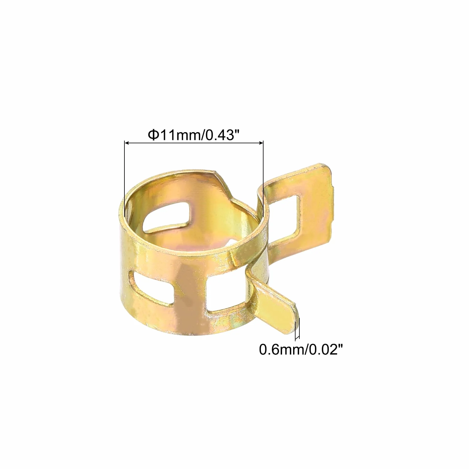 QUARKZMAN Id 11 mm 7/16" Zaciski węża paliwowego, niskociśnieniowy zacisk pneumatyczny, wąż próżniowy Air Tube Zacisk węża próżniowego, opakowanie 5 szt
