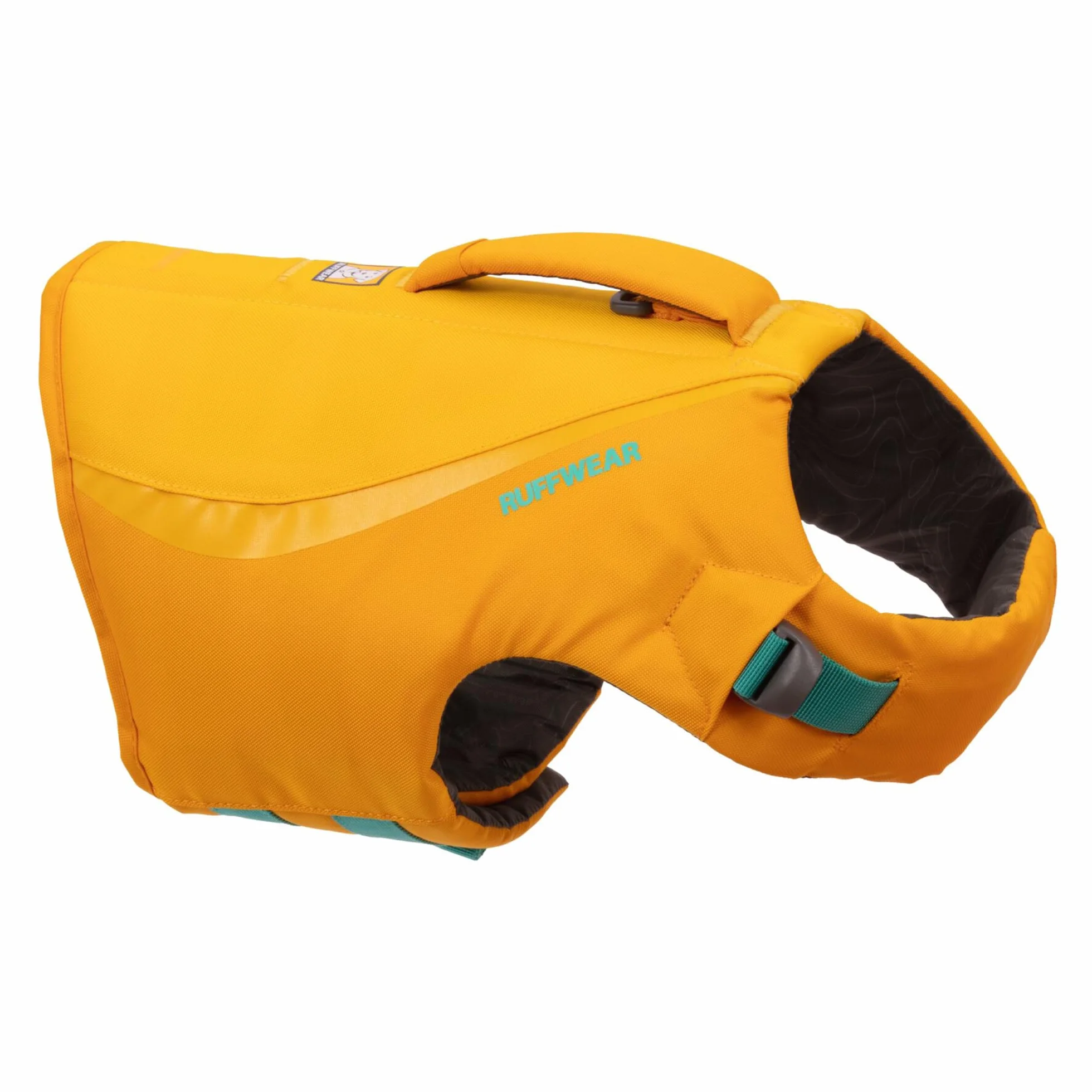 Ruffwear Float Coat kurtka dla psa, wyporność i wyporność, kamizelka dla psa do bezpiecznego pływania, pływania łodzią, sportów wodnych, fala pomarańczowa, XS