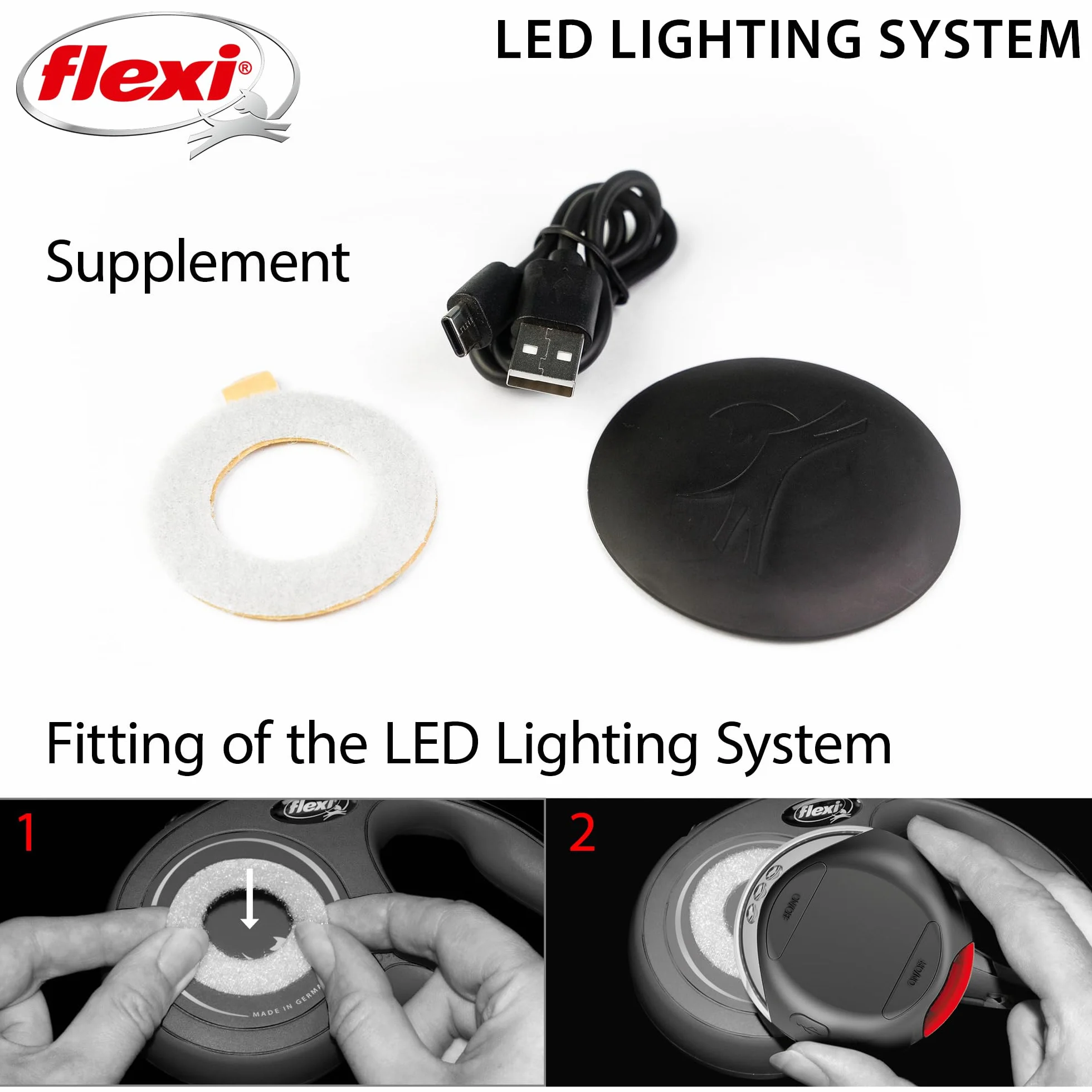 Flexi System oświetlenia LED Czarny Rozmiar S