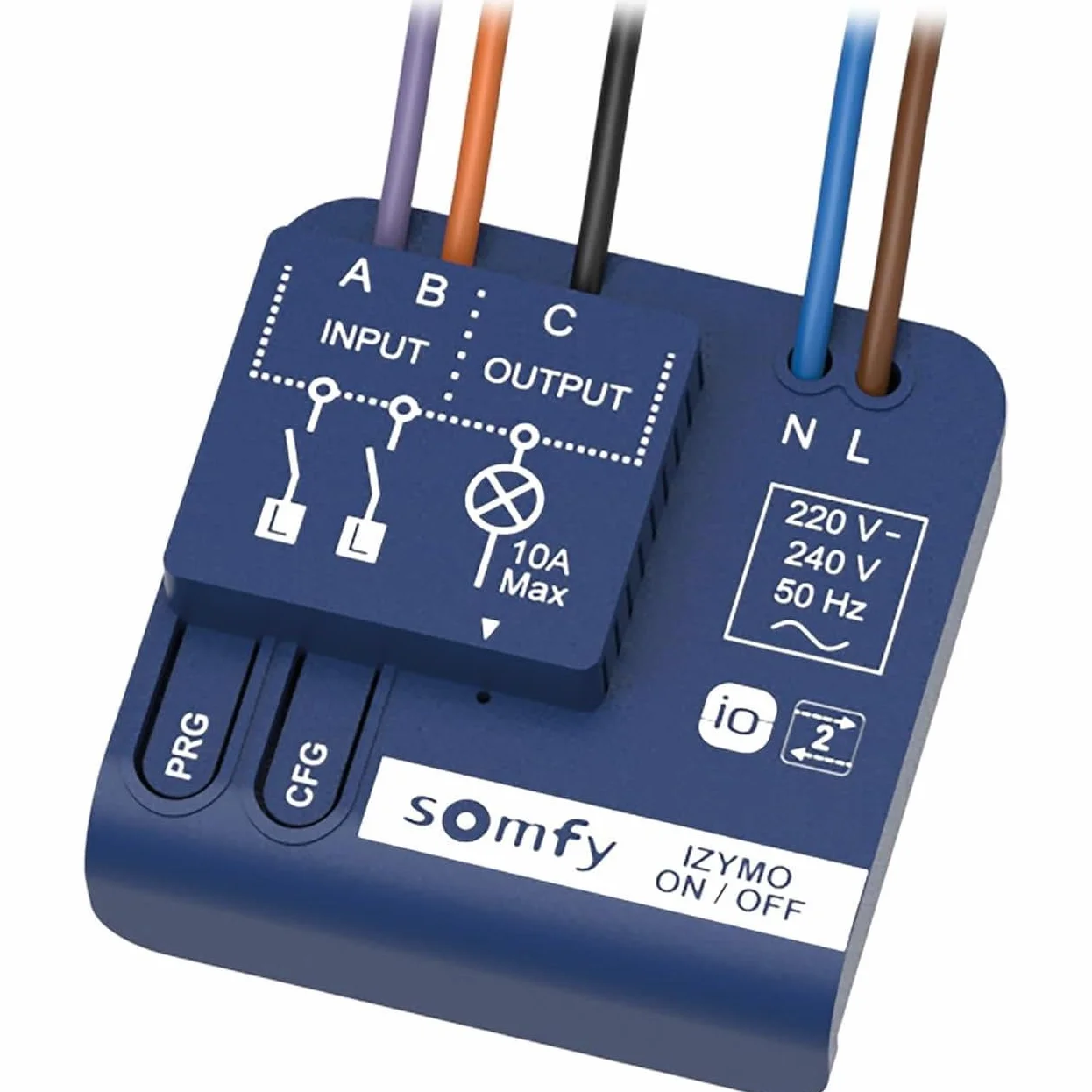 Somfy 1822649 – Odbiornik IZYMO ON/OFF | technologia io-homecontrol | kompatybilny z TaHoma