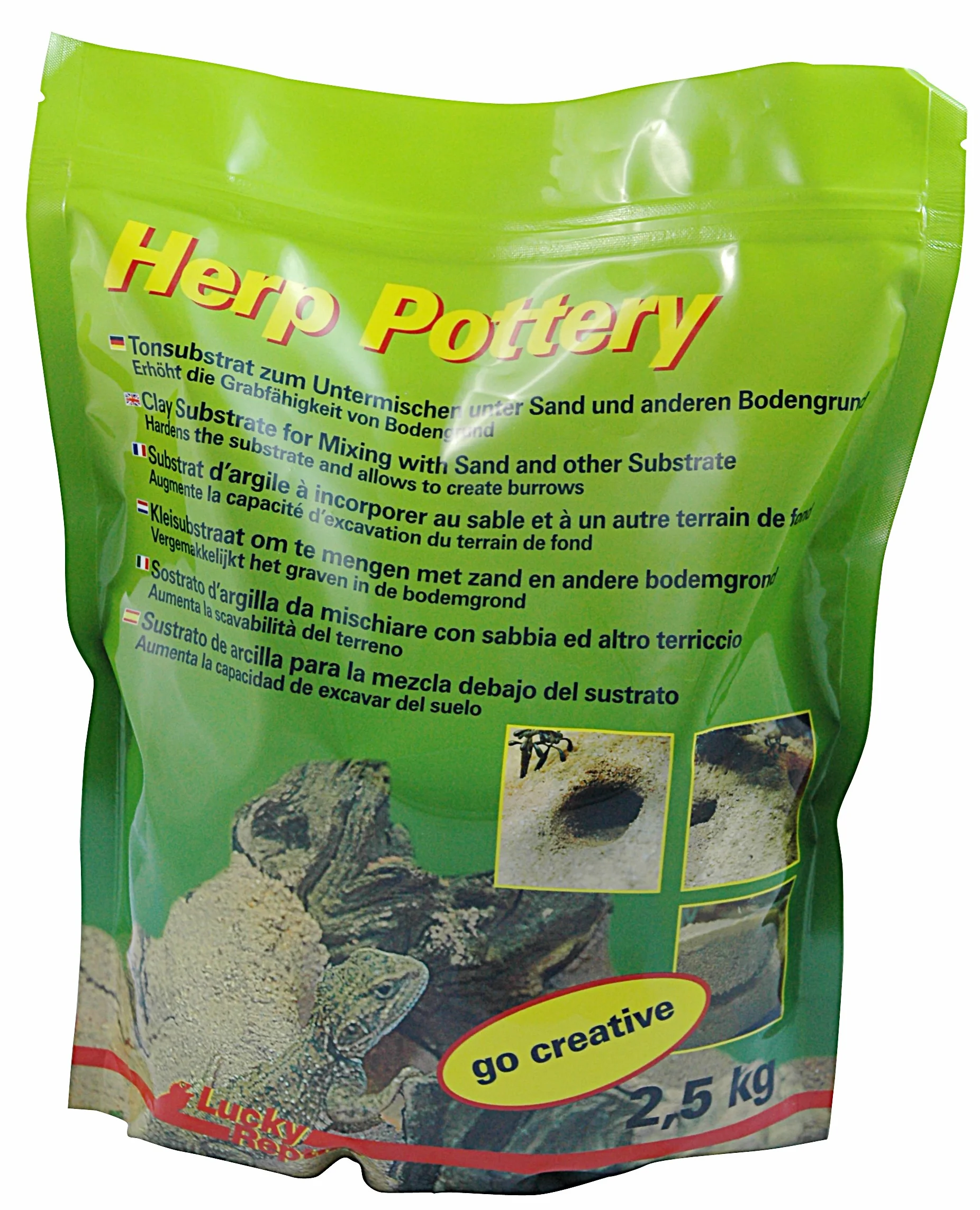 Lucky Reptile Herp Pottery HP-2 2,5kg Granulat gliny do terrariów