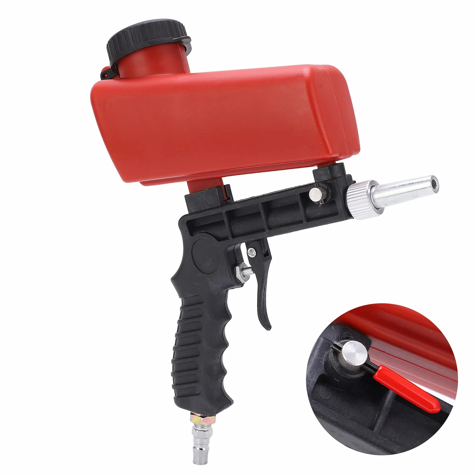 Przenośny Ręczny Pneumatyczny Pistolet do Piaskowania 90psi Piaskarka do Naprawy Samochodów