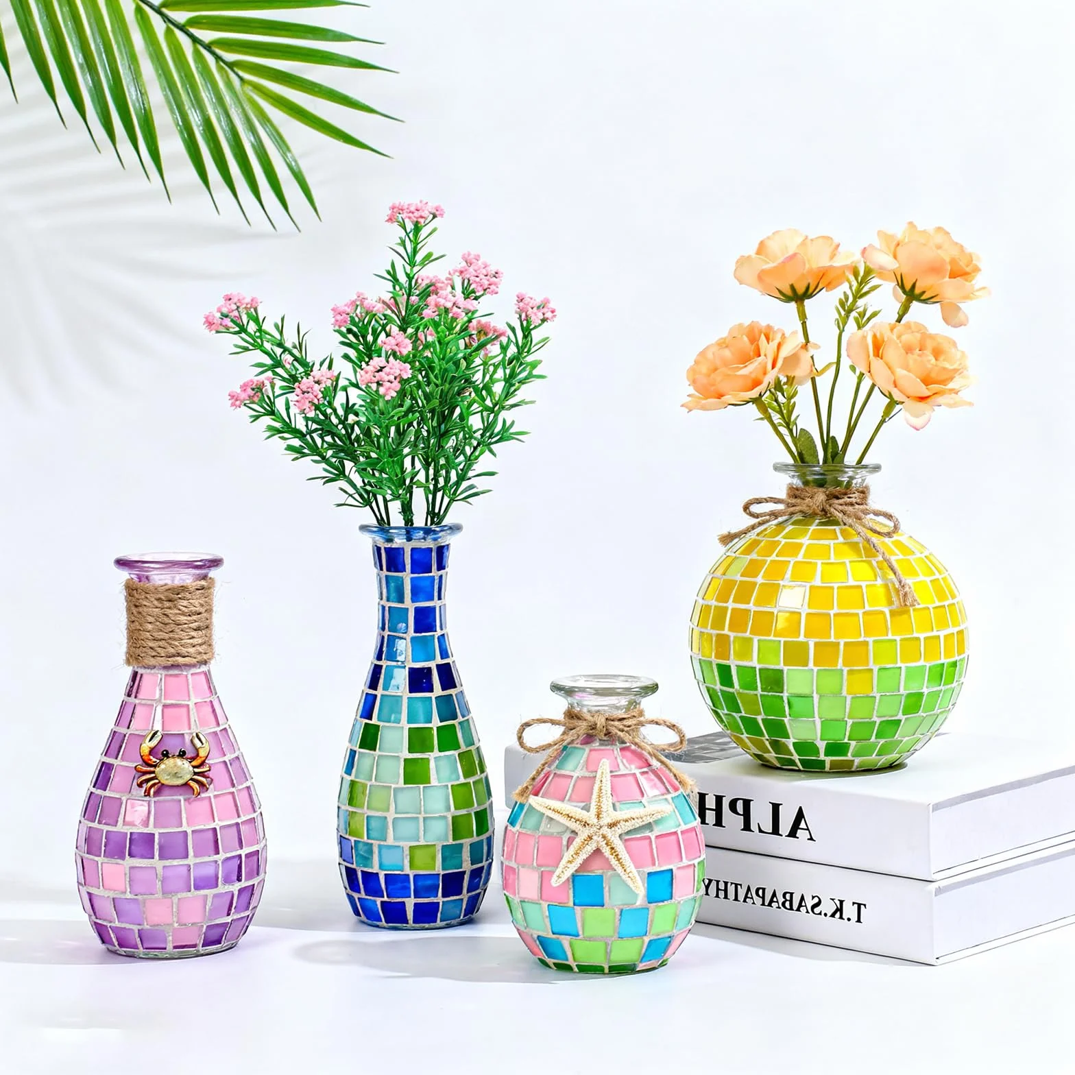 kolorowe szklane mozaiki 500 g 1 x 1 cm DIY do dekoracji ogrodu akwarium