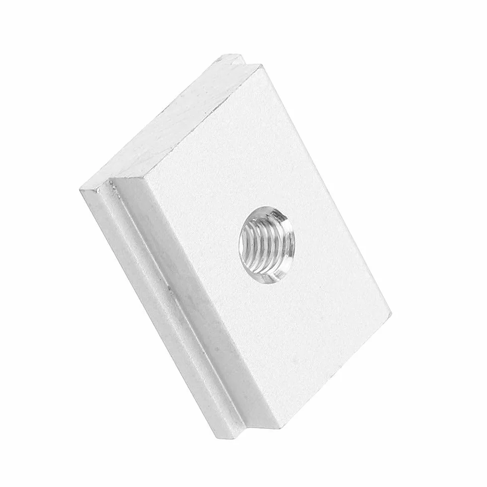 Namvo nakrętki aluminiowe M8 T-szyna T-blok gwintowane przesuwne do obróbki drewna