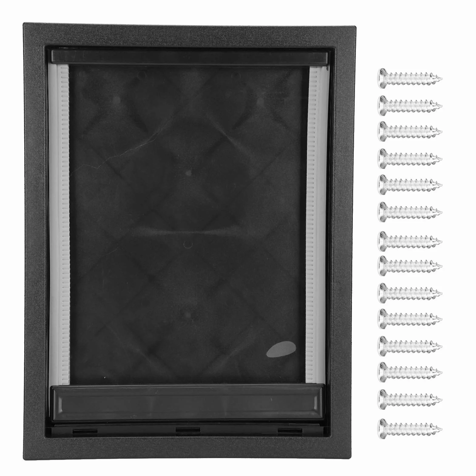 Plastikowe drzwiczki magnetyczne dla psów 50x38cm Czarny