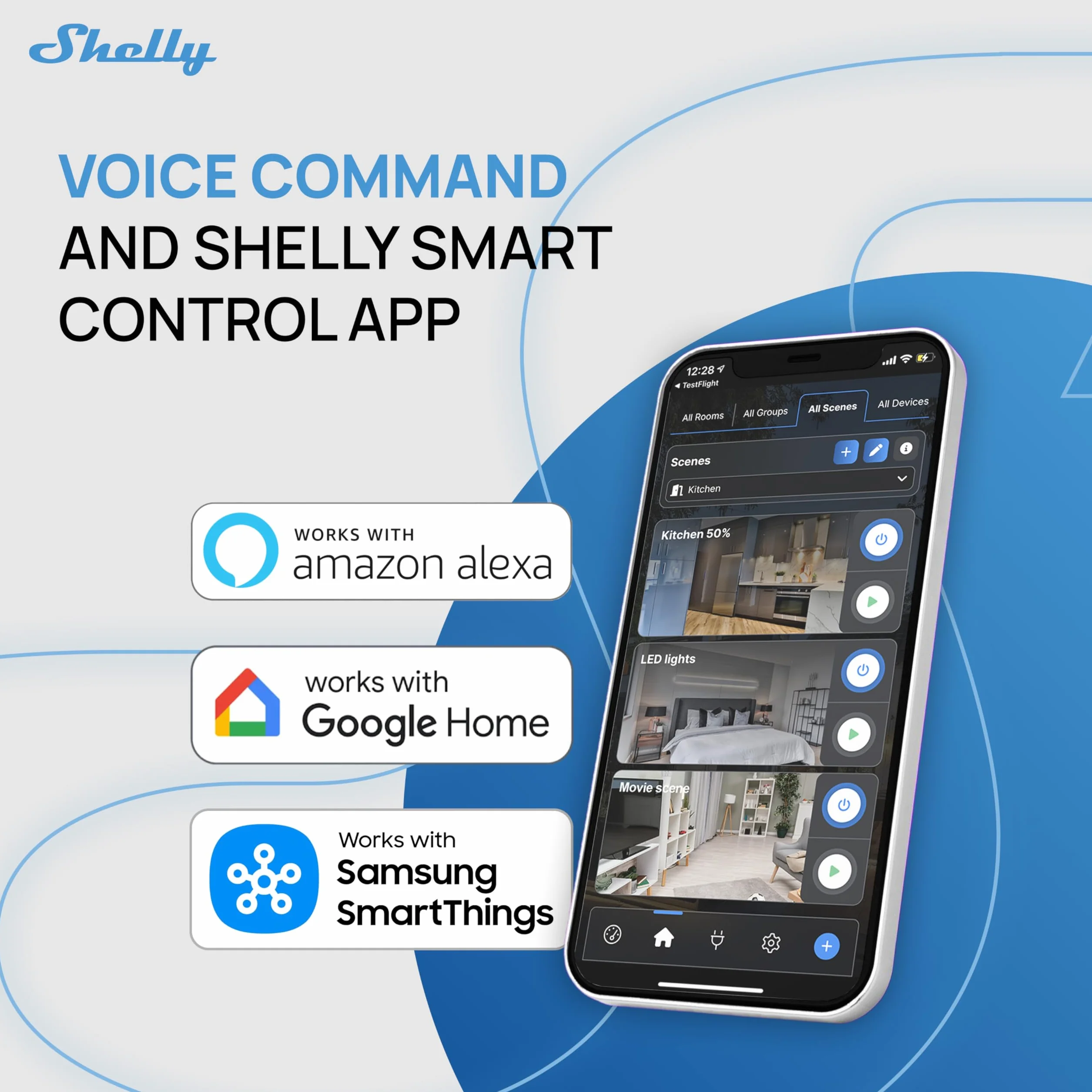 Shelly 1PM Mini Gen4 - Inteligentny przełącznik przekaźnikowy z Bluetooth i Zigbee, 1 kanał, 8 A, pomiar mocy, automatyka domowa, zdalne sterowanie, bez koncentratora, Alexa i Google