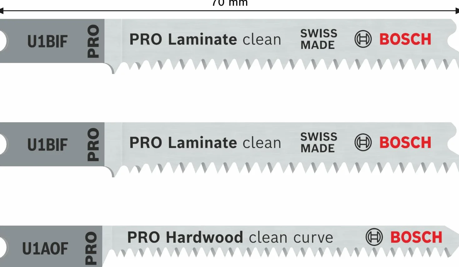 Bosch Profesional BRZESZCZOTY U LAM SET 3PC