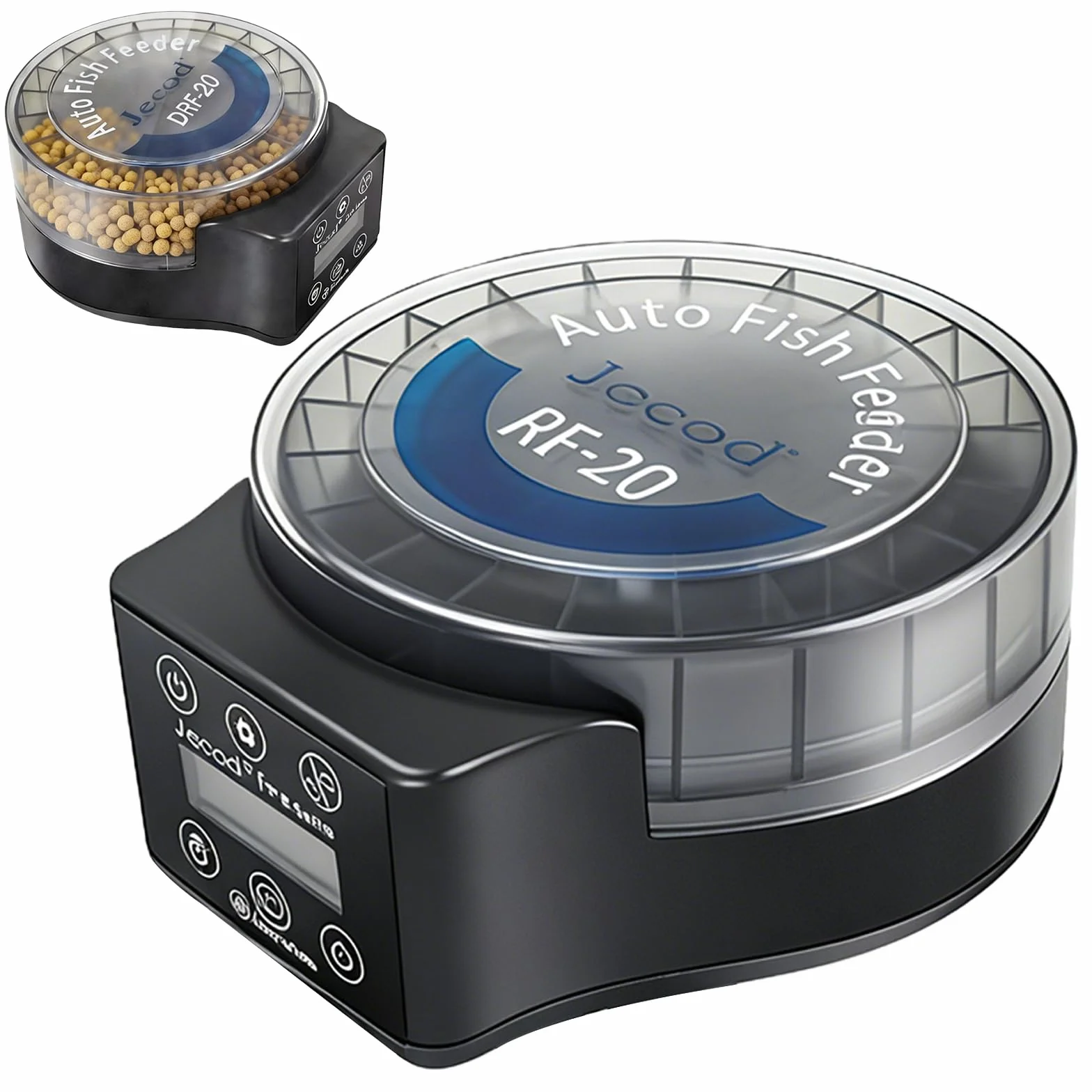 Automatyczny karmnik dla ryb z timerem 140 ml 6 trybów USB LCD