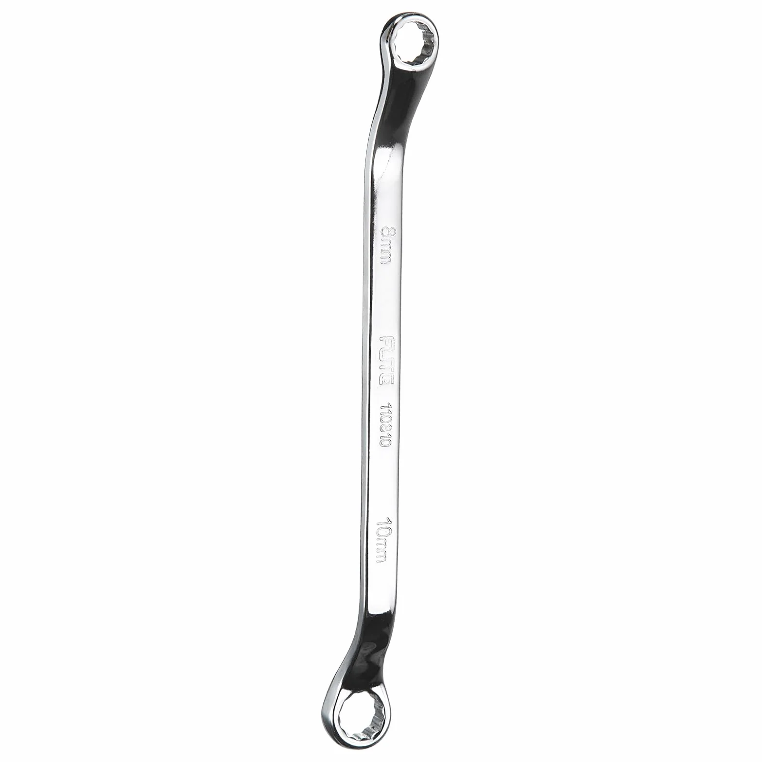 QUARKZMAN 45-stopniowy podwójny klucz oczkowy offsetowy 8 mm x 10 mm metryczny 12-punktowy chromowany lustrzany klucz oczkowy CR-V długi klucz oczkowy jakość przemysłowa klucz oczkowy Torx narzędzie