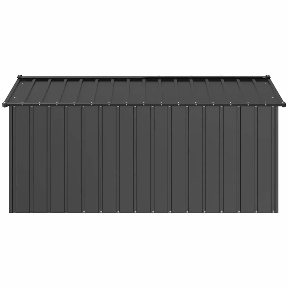 vidaXL Buda dla psa z dachem 114x202x101 cm stal galwanizowana kojec