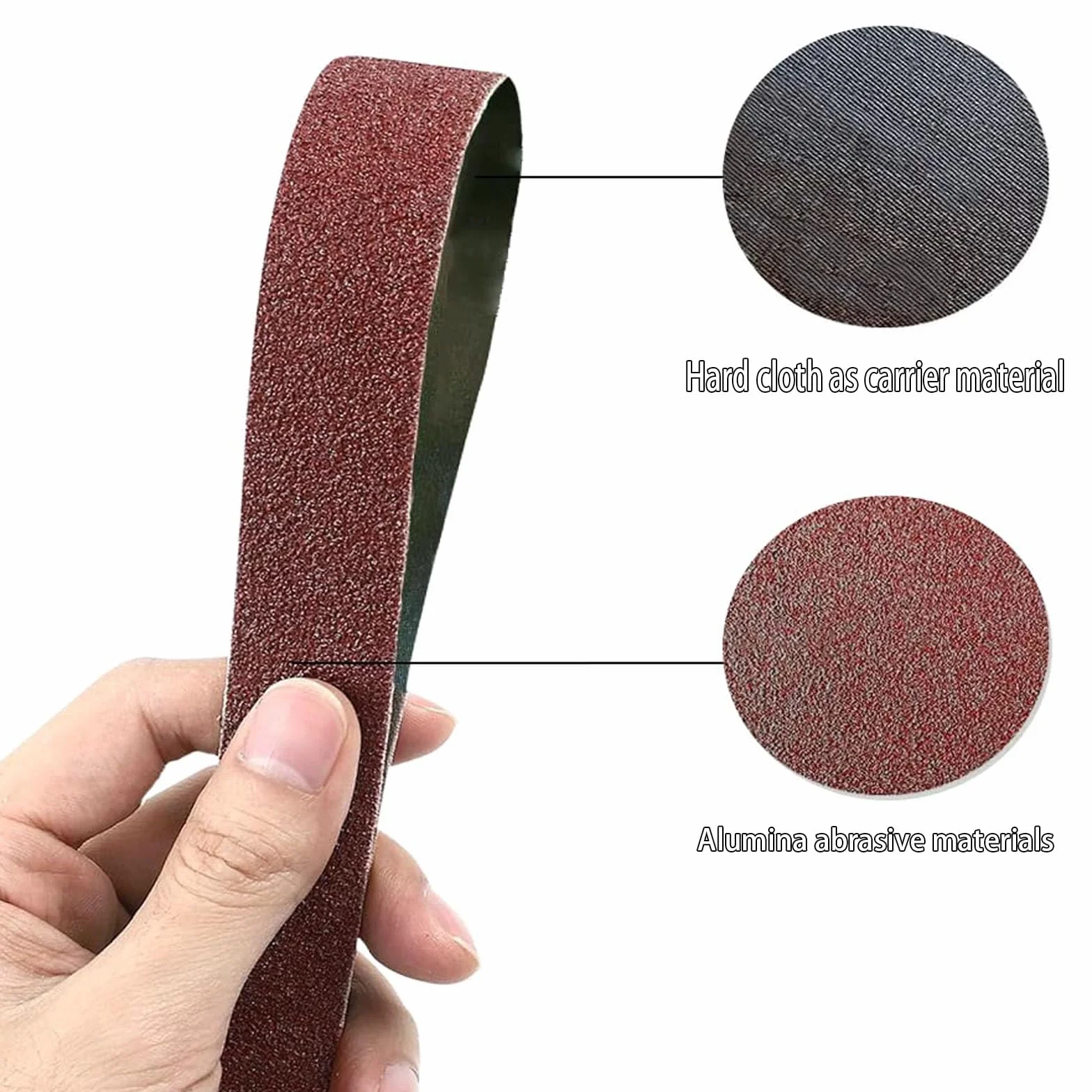 20 sztuk taśm ściernych do szlifierek, 25 x 762 mm, ziarnistość 400/600/800/1000, zestaw taśmy ściernej, papier ścierny do szlifierki taśmowej do szlifierki do elektronarzędzi
