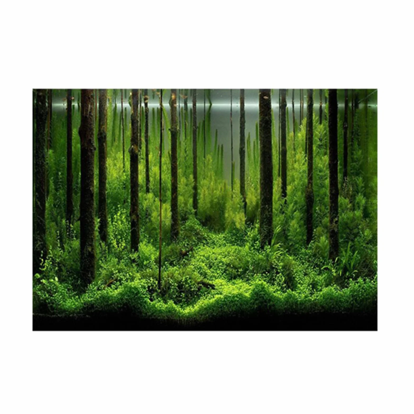 Tło do Akwarium Dekoracyjne PCV Kolorowe 61 x 30 cm