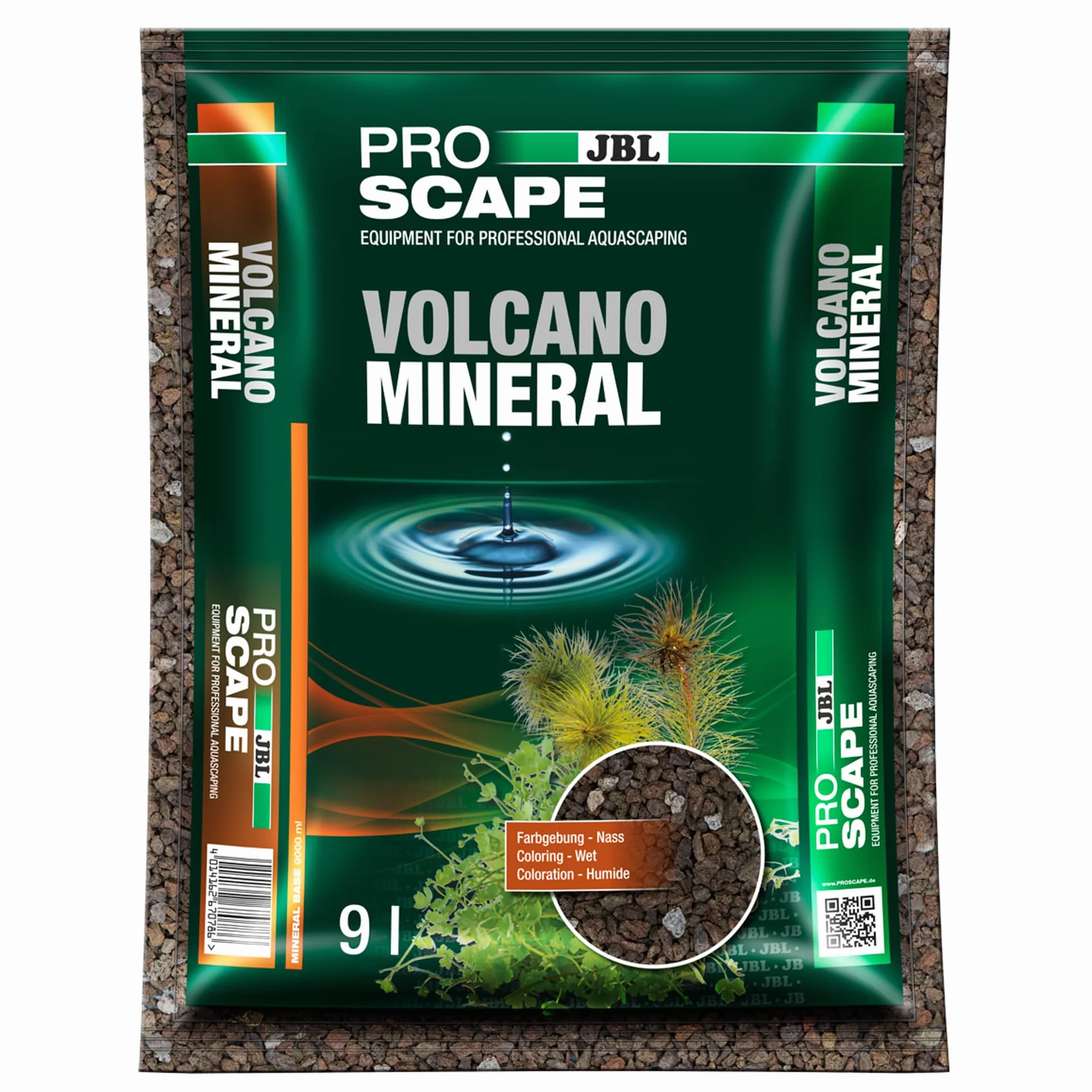 JBL ProScape Volcano mineralny podkład do podłoża skała wulkaniczna do aquascapingu, 9 l, 67078