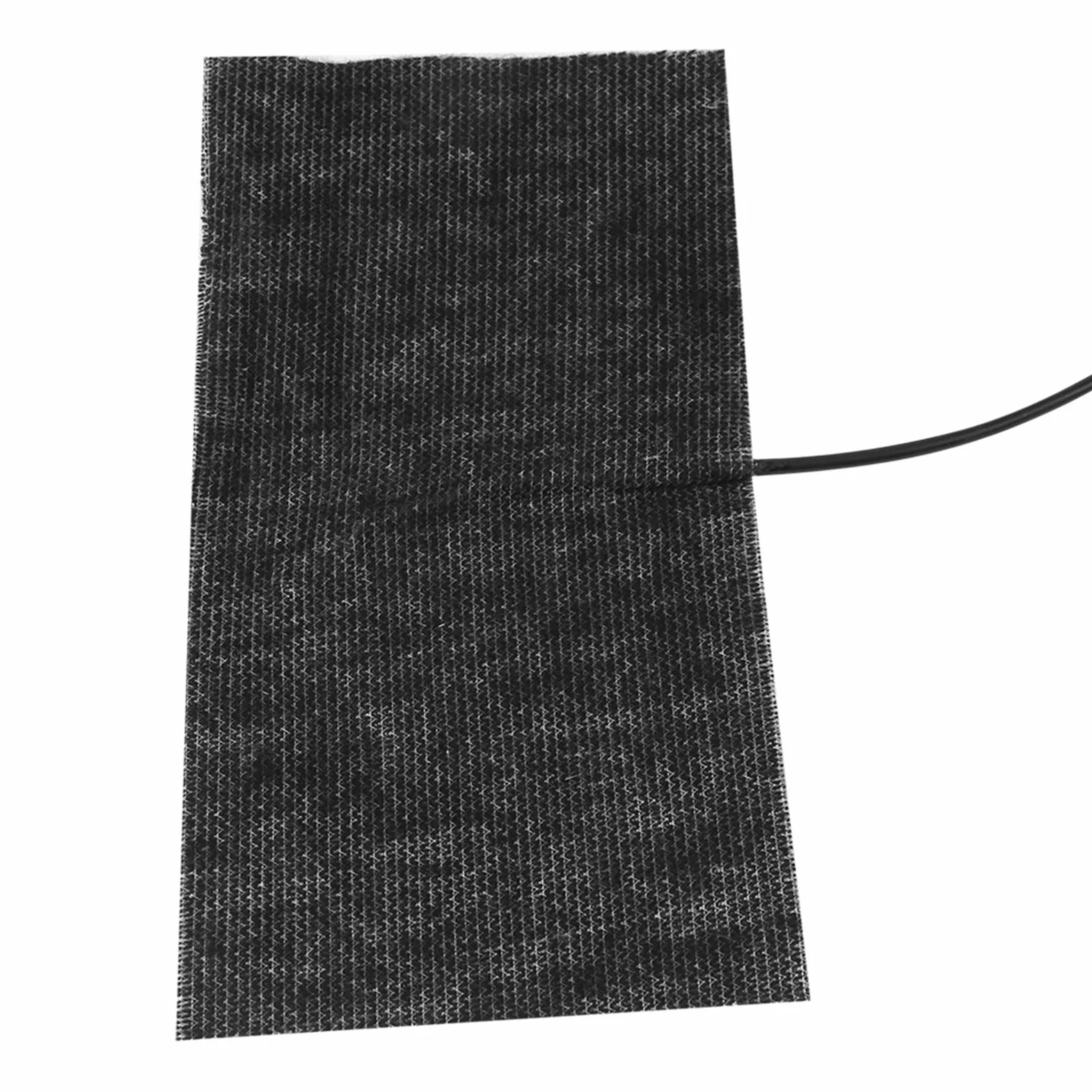 Gedourain 1 szt. Czarna Mata Grzewcza z Włókna Węglowego 5 V USB 20x10 Cm Pad Ciepły Koc na Ramiona, szyję, talię, Plecy, Brzuch i poduszkę lub Legowisko dla Zwierząt