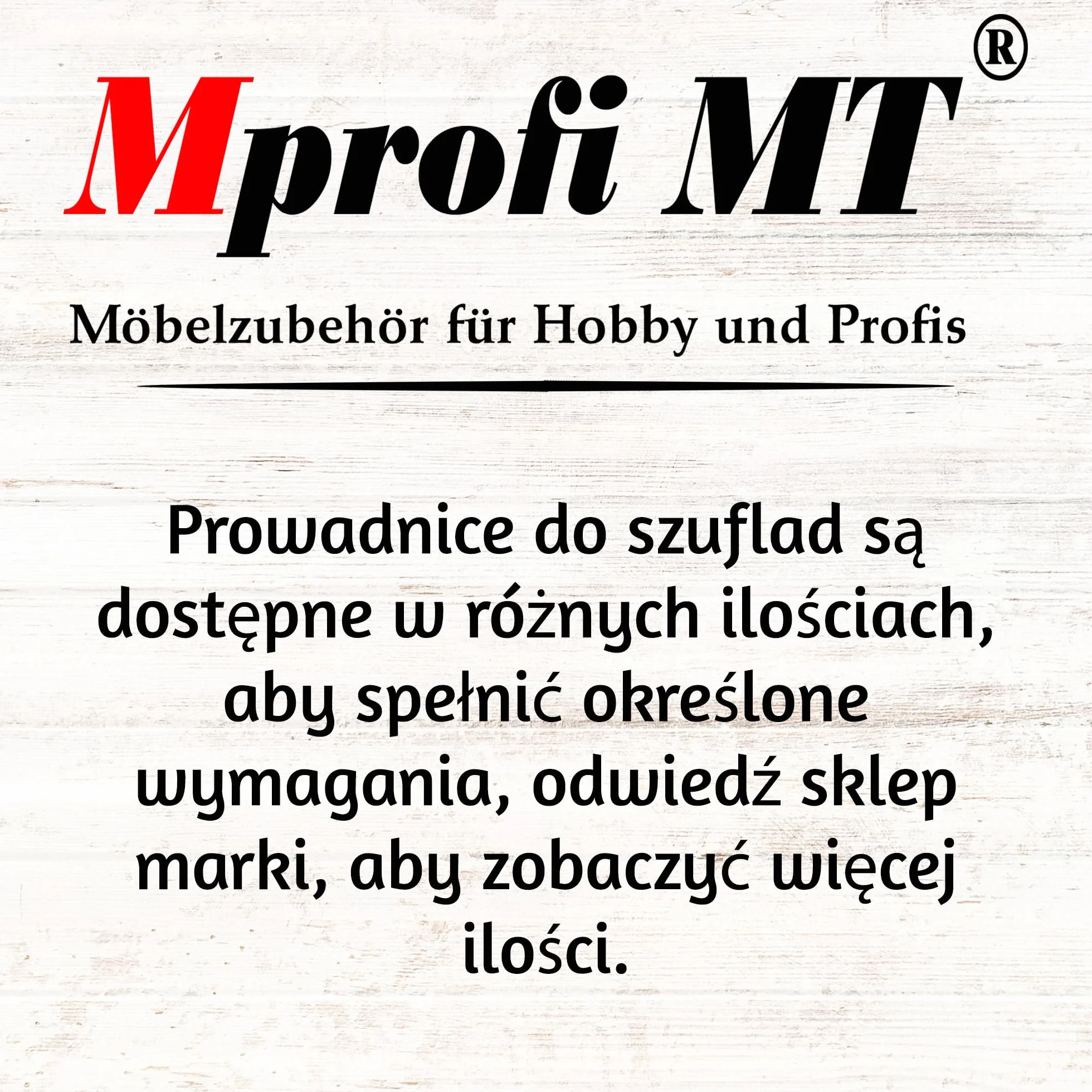 Mprofi MT® 2 Sztuki, 1 Para | Prowadnice Rolkowe 250mm | Częściowy Wysuw | Nośność 30kg | Białe Szyny do Szuflad | Akcesoria Meblowe