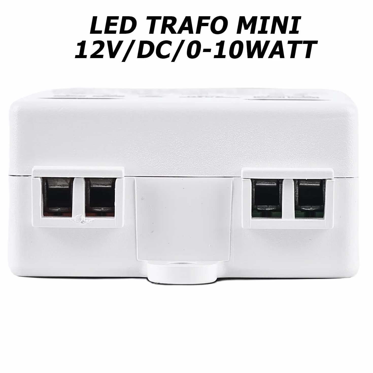 2 sztuki mini transformator LED 12 V/DC 10 W, transformator 100-240 V na prąd stały napięcie sterownik zasilacz do lamp LED i taśm, mały i płaski bez minimalnego obciążenia
