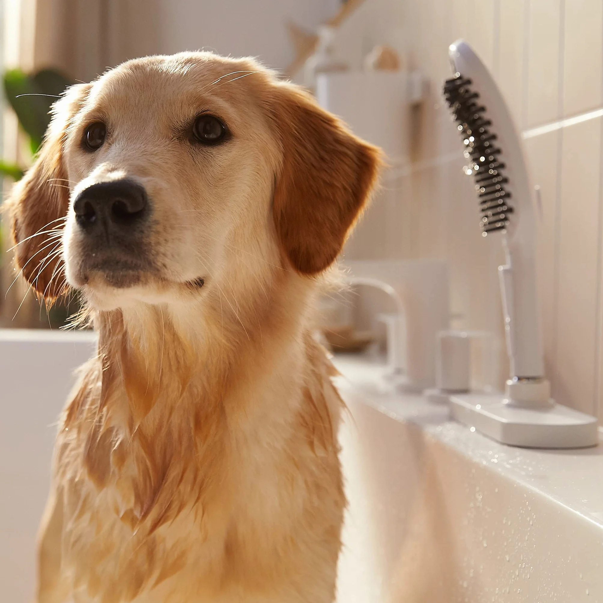 hansgrohe DogShower Główka prysznicowa dla psów 150 3jet z masującymi dyszami biały matowy, 26640700