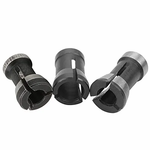 3 sztuki 6/6,35 / 8mm uchwyt zaciskowy, adapter do routera uchwyt zaciskowy narzędzie do konwersji tulei zaciskowej do obróbki drewna uchwyt frezarski uchwyt do grawerowania
