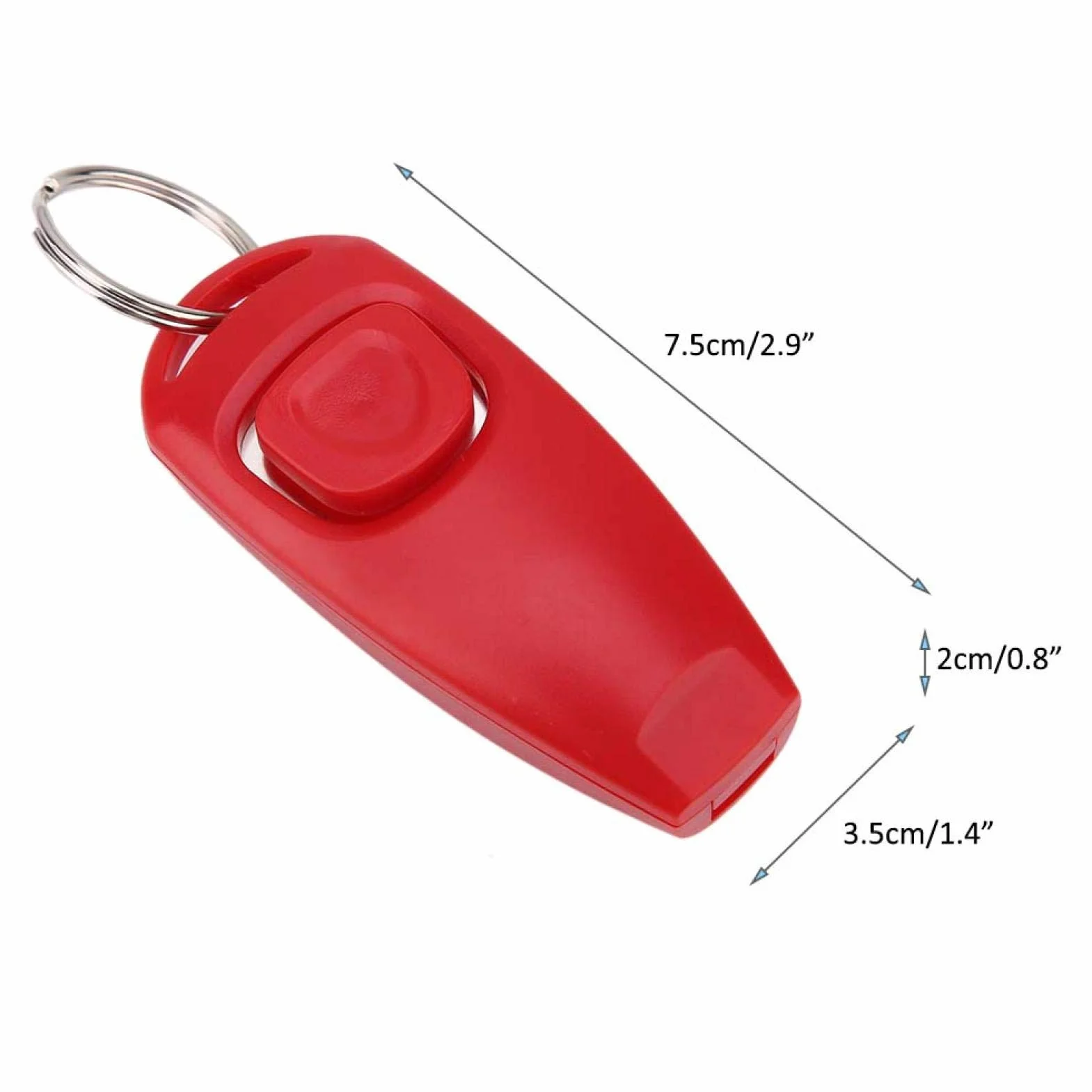 Pet Training Tools Pet Clicker fajka do treningu w pomieszczeniach (czerwona) cat clicker dog whistle Hund visselpipor