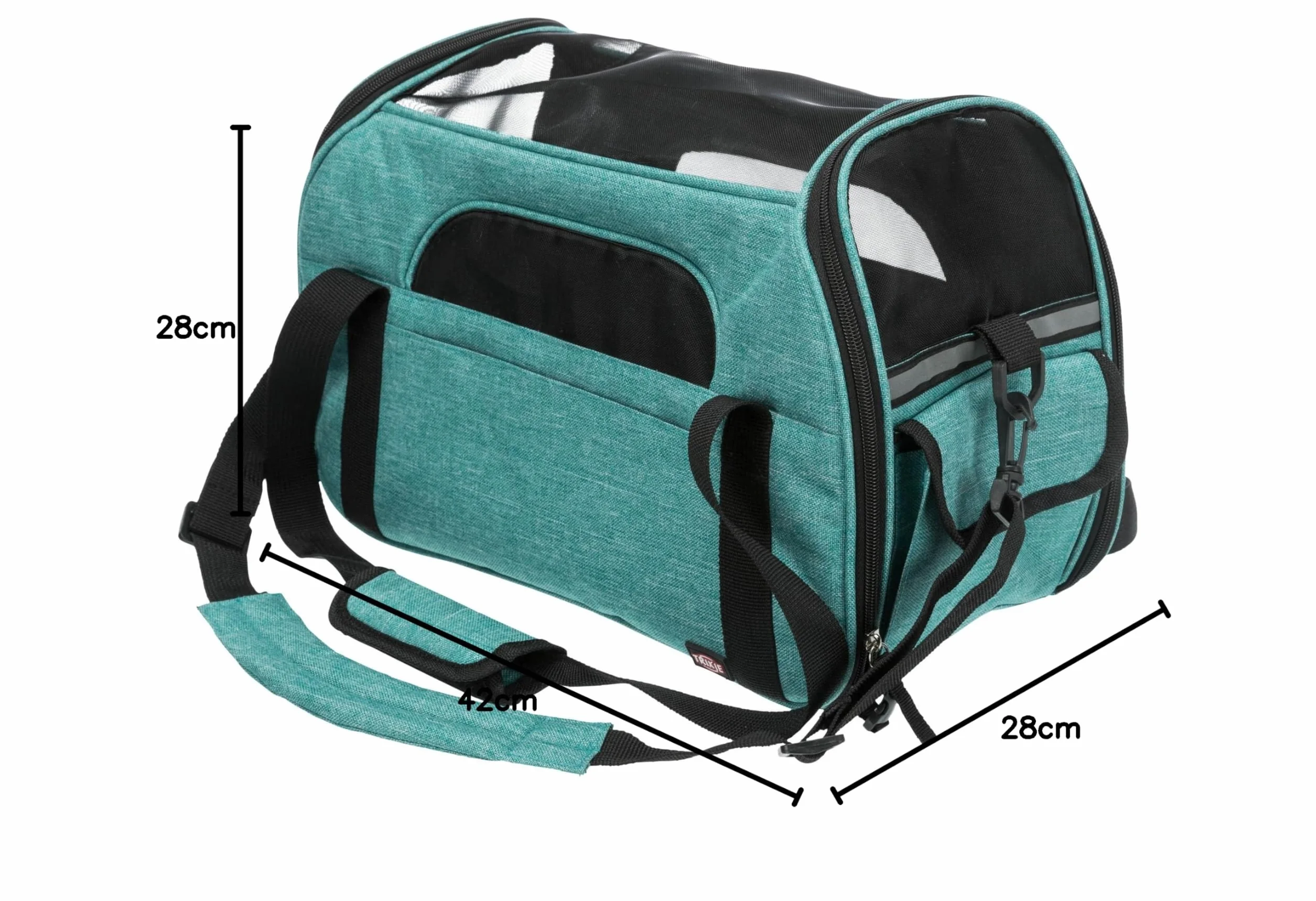 Torba Madison, 19 × 28 × 42 cm, zielona