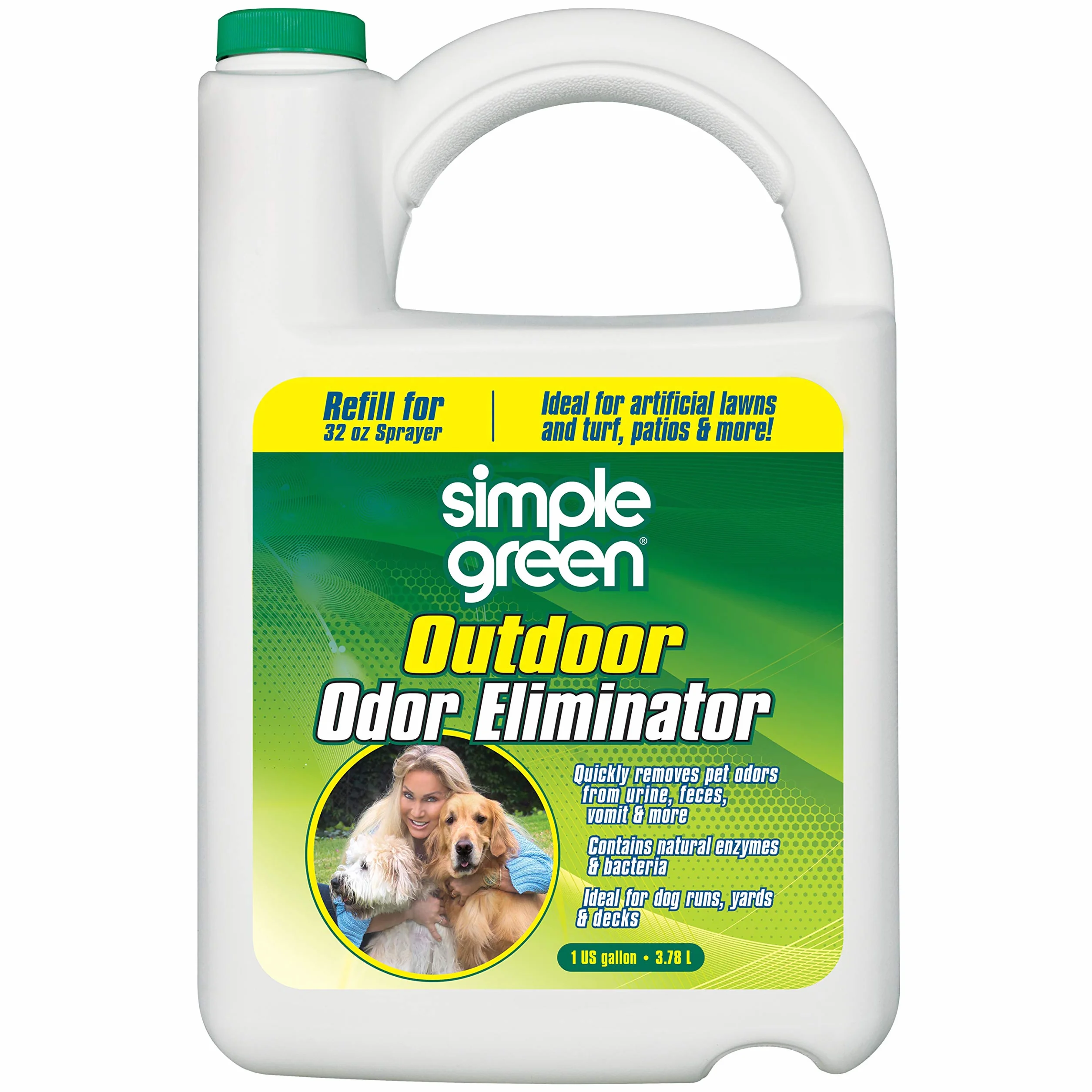 Simple Green Eliminator zapachów na zewnątrz 1 l dla zwierząt psów sztucznych trawników patio