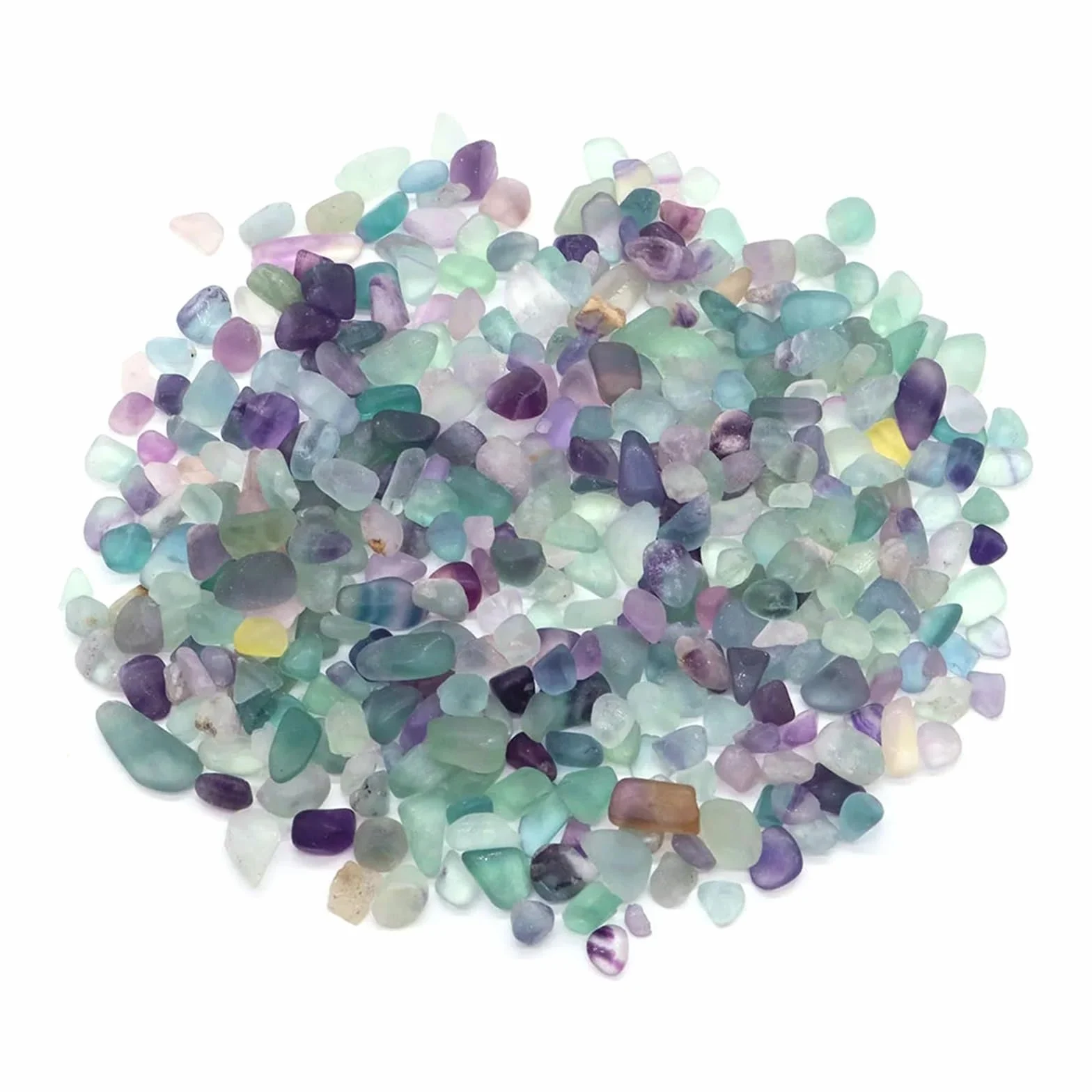 Naturalny podłoże kwarcowe do akwariów, Akwarium Żwir Kryształy Kamienie kwarcowe Multicolor 1-10mm 20g 50g 100g(Color 26,100g)