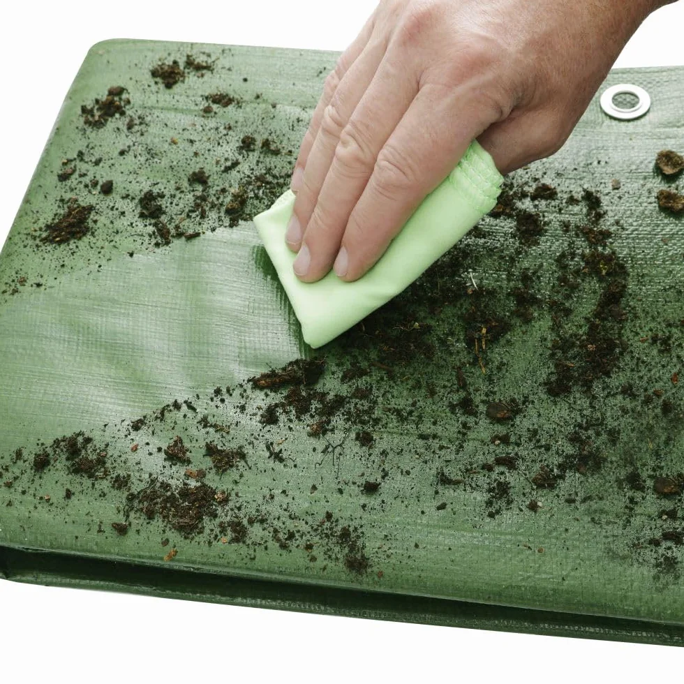 GardenMate – plandeka tkana 2x3 m 200 g/m² – jakość premium – do przykrywania – plandeka ochronna – do łodzi – zielona – ciężka