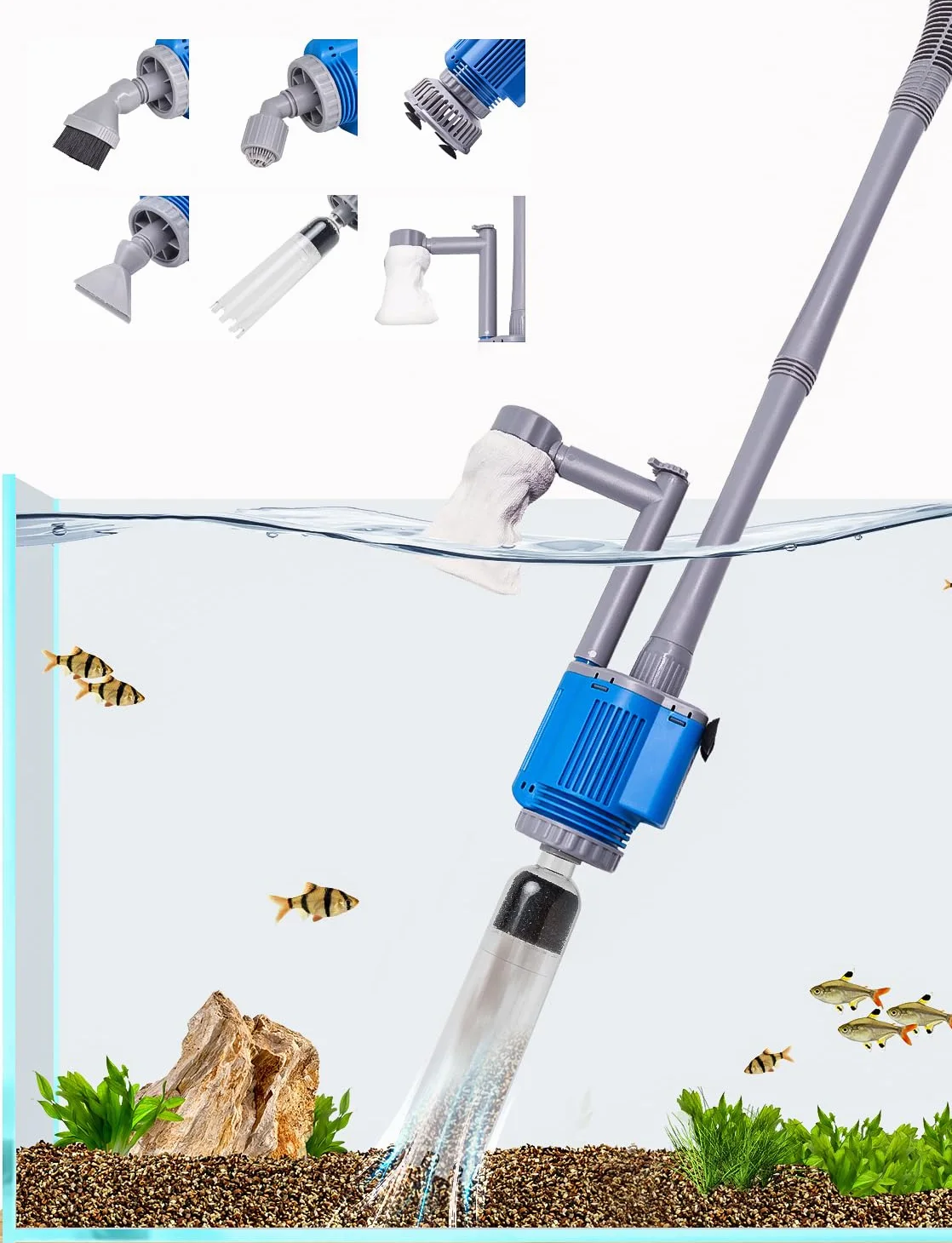 Boxtech elektryczny środek do czyszczenia akwariów 28 W