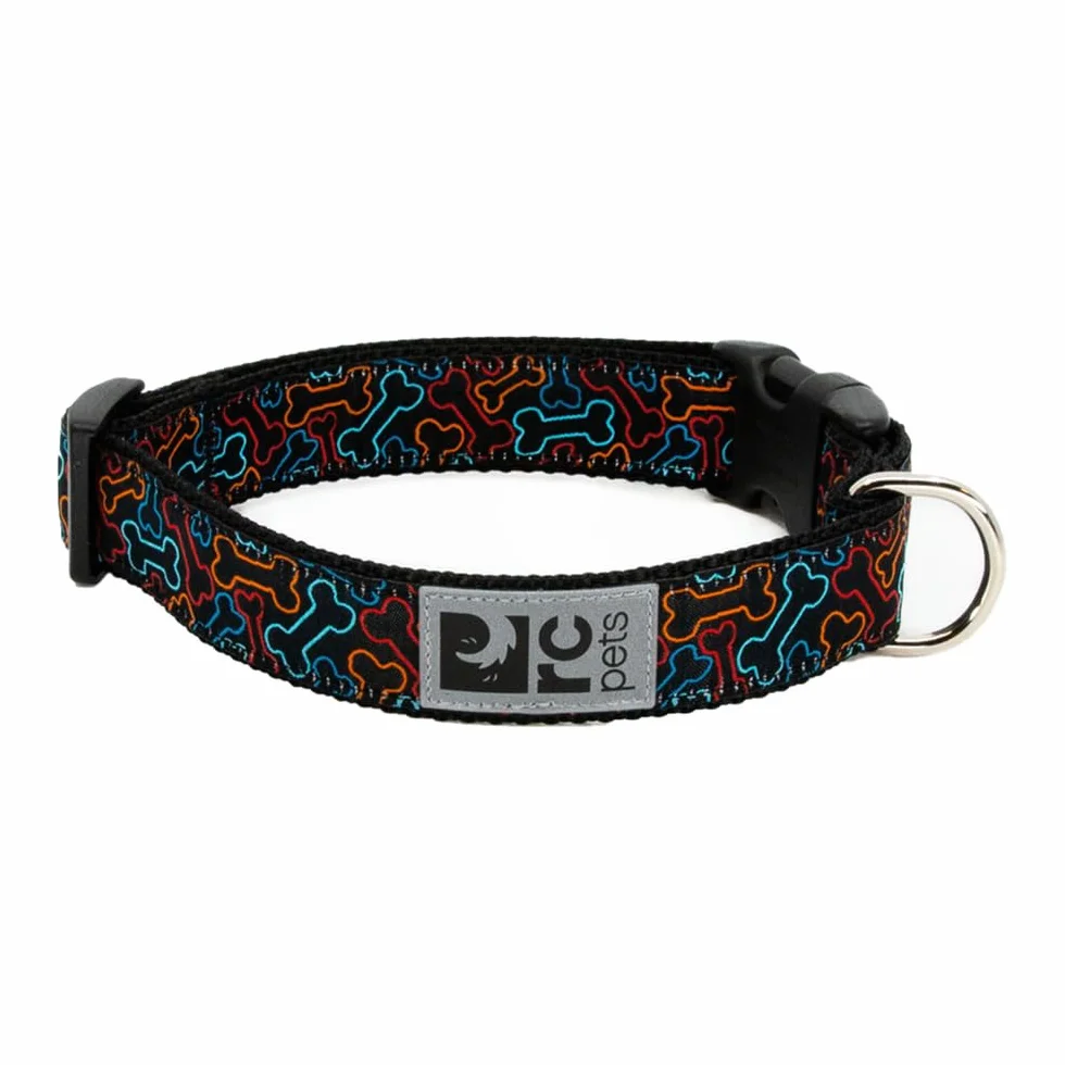 RC Pets 1 cal regulowana obroża dla psa, średnia, kości