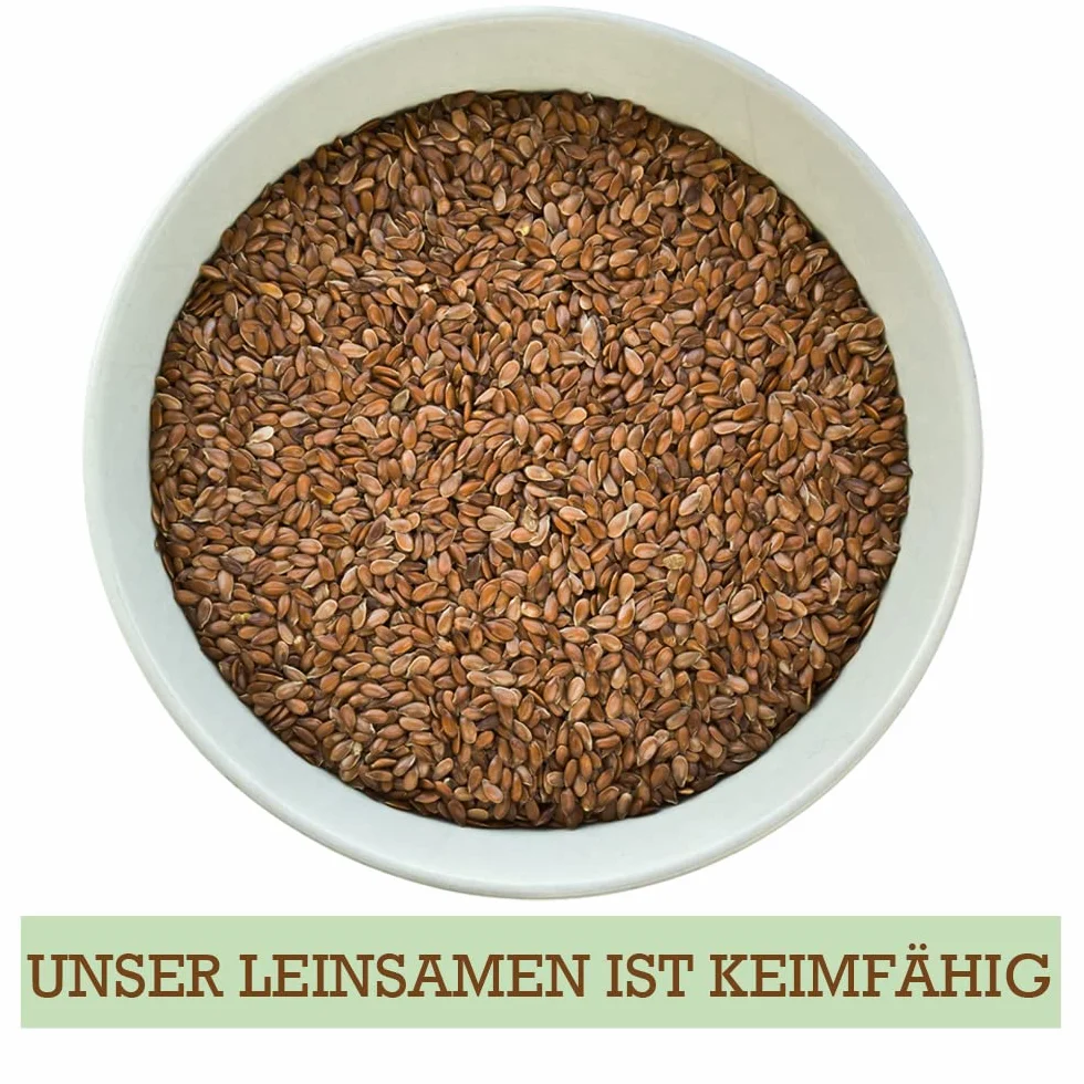 Siemię lniane, naturalne nasiona lnu, całe ziarna, poduszka cieplna, 0,5-30 kg, dodatek do karmy, konie, ptaki, drób, wybór DML, ilość: 15 kg