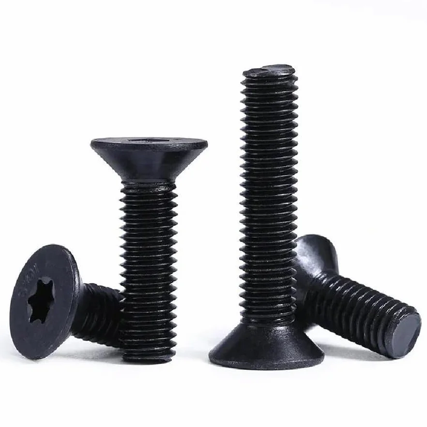 Śruba z łbem Torx M3 M4 M5 M6 M8 M10 klasa 10.9 stal stopowa płaska śruba z łbem stożkowym 10 sztuk, 10 sztuk, M5x30mm