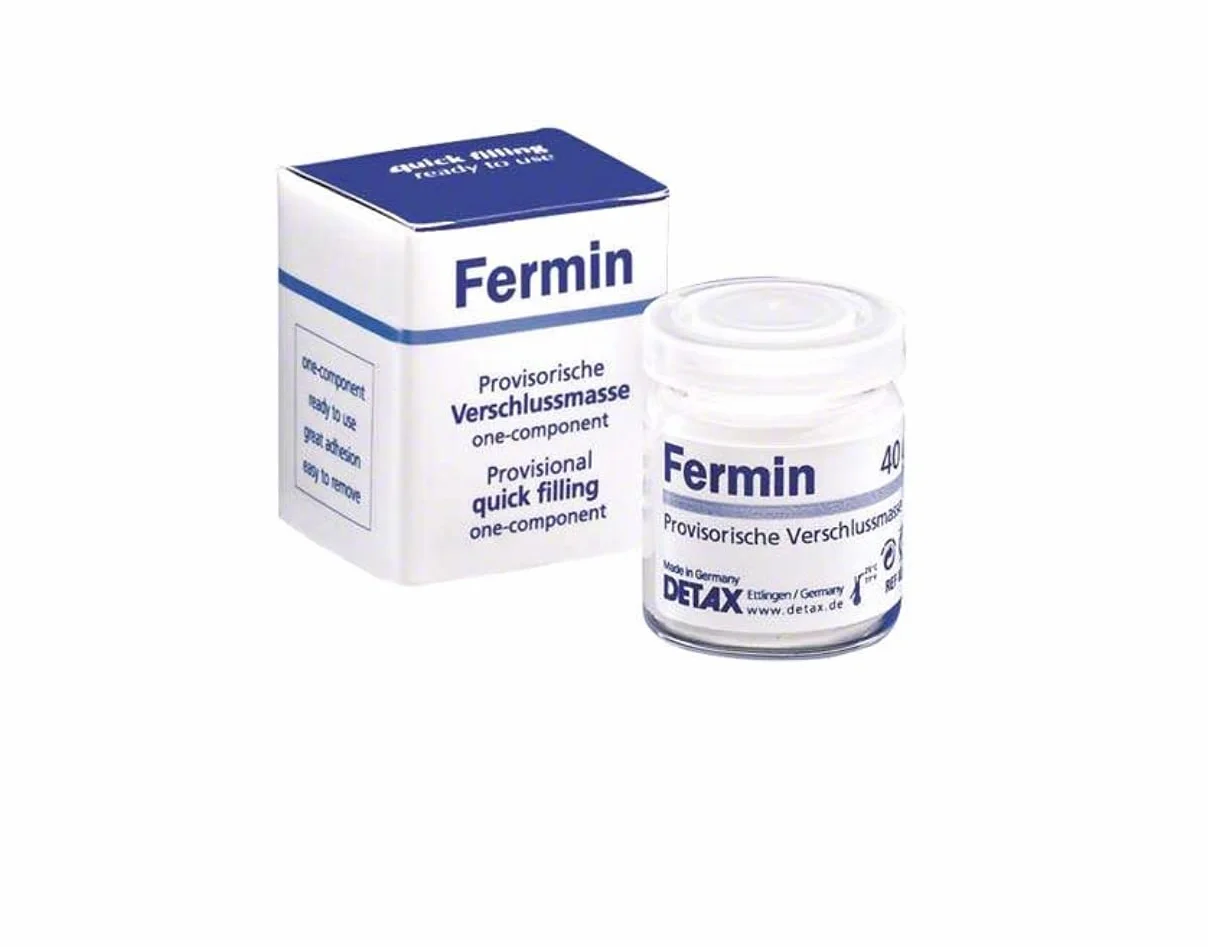 Fermin tymczasowa pasta zamykająca, zestaw awaryjny, DIY, cement dentystyczny, 40 g, szkło