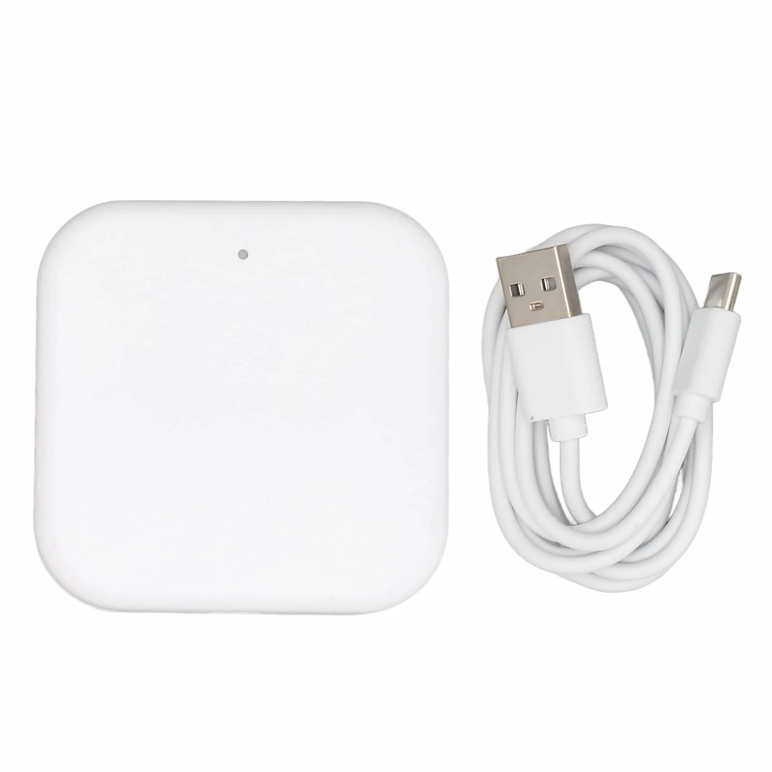 Inteligentna Blokada Drzwi Bramka Wi-Fi, Inteligentna Bramka Wi-Fi Praca ze Sterowaniem Głosowym w Aplikacji TTLock, Zdalne Sterowanie Blokada Drzwi Deadbolt, Mostek Wi-Fi do Sterowania Głosowego