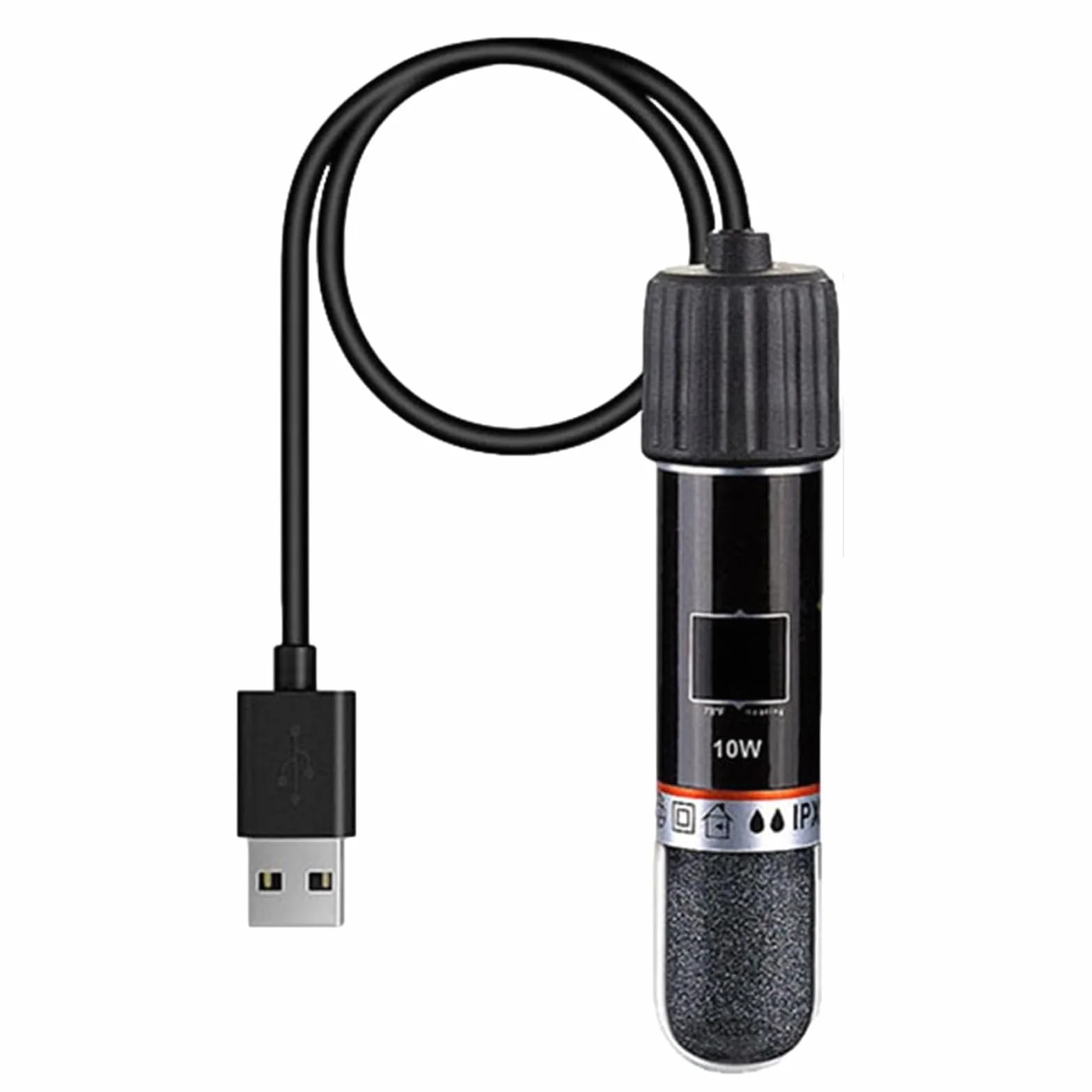 GERUI USB grzejnik do akwarium 10W z termostatem do słonej i słodkiej wody