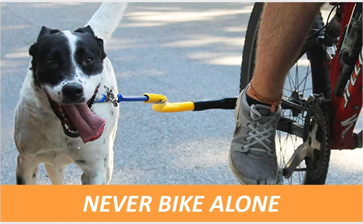 1-Biegnący pies Bike Tow Leash Bike Tow Leash - żółty od Leon Engineering