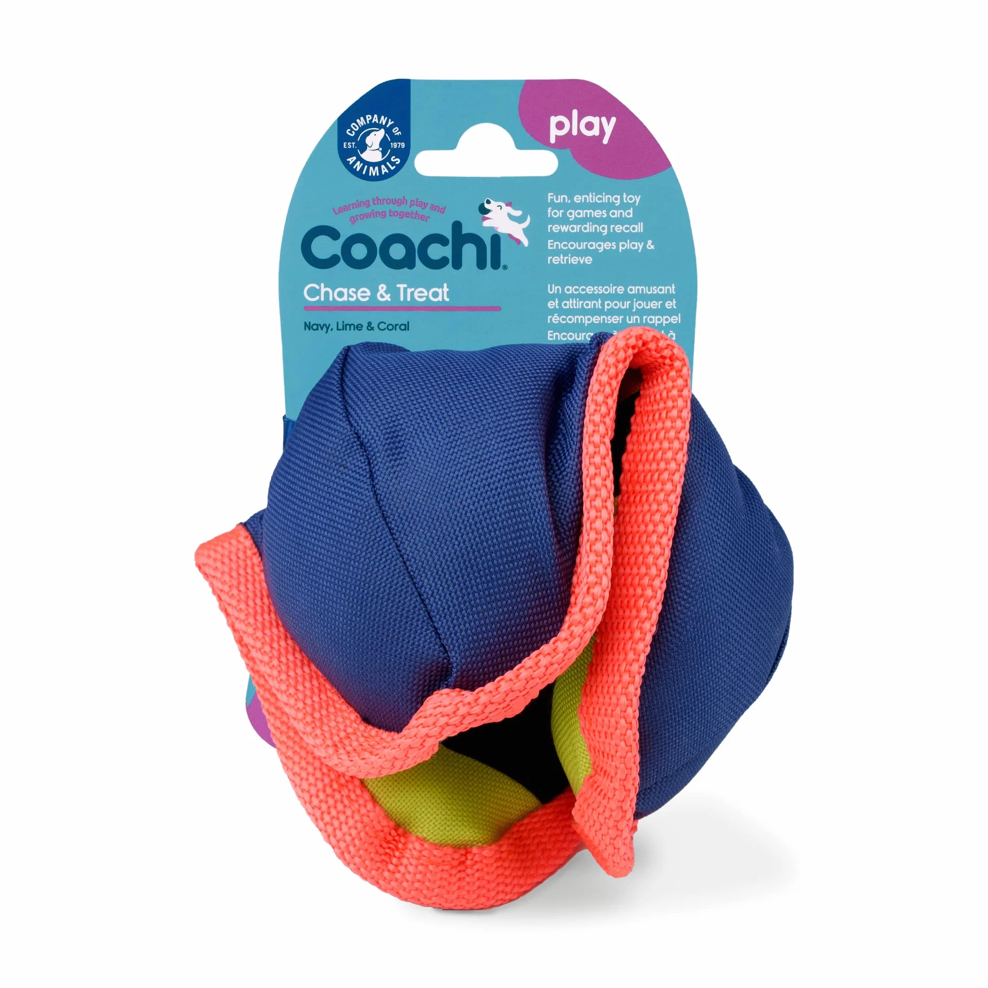Coachi Chase & Treat, Great for Play & Chase, Agility & Distance Training, Encourages Interaction, Good for Motivating, Distance Reward Training & Encouraging Retrieval. Suitable for Dogs & Puppies