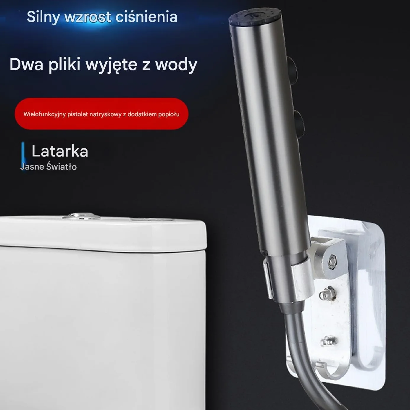 Spryskiwacz Toaletowy | Wężyk Ze Stali Nierdzewnej | Ręczny Bidet Z Regulacją Ciśnienia Wody Do Toalety - do Czyszczenia Toalety Łazienki Mycia Kobiecego Higieny Osobistej Prysznic
