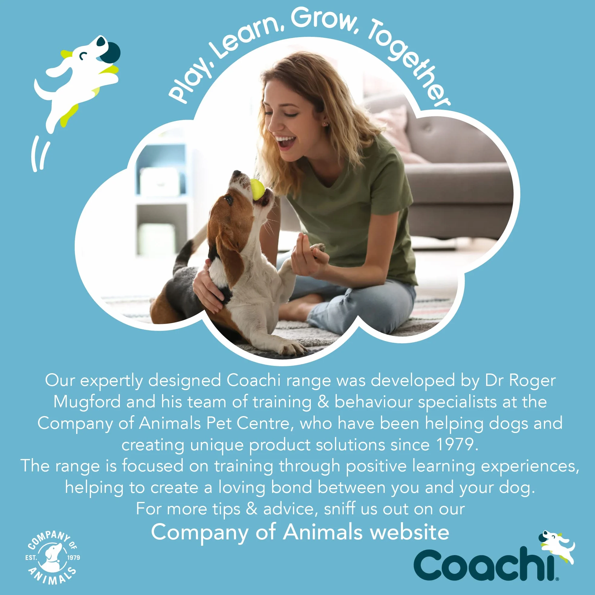 Coachi Toilet Training Bells, Suitable for Puppy or Newly Acquired Dog, House Training, Stop Door Scratching, Easy to Use, Adjustable Height. Dog Accessory, Great for Clicker Training. Easy to Hear.