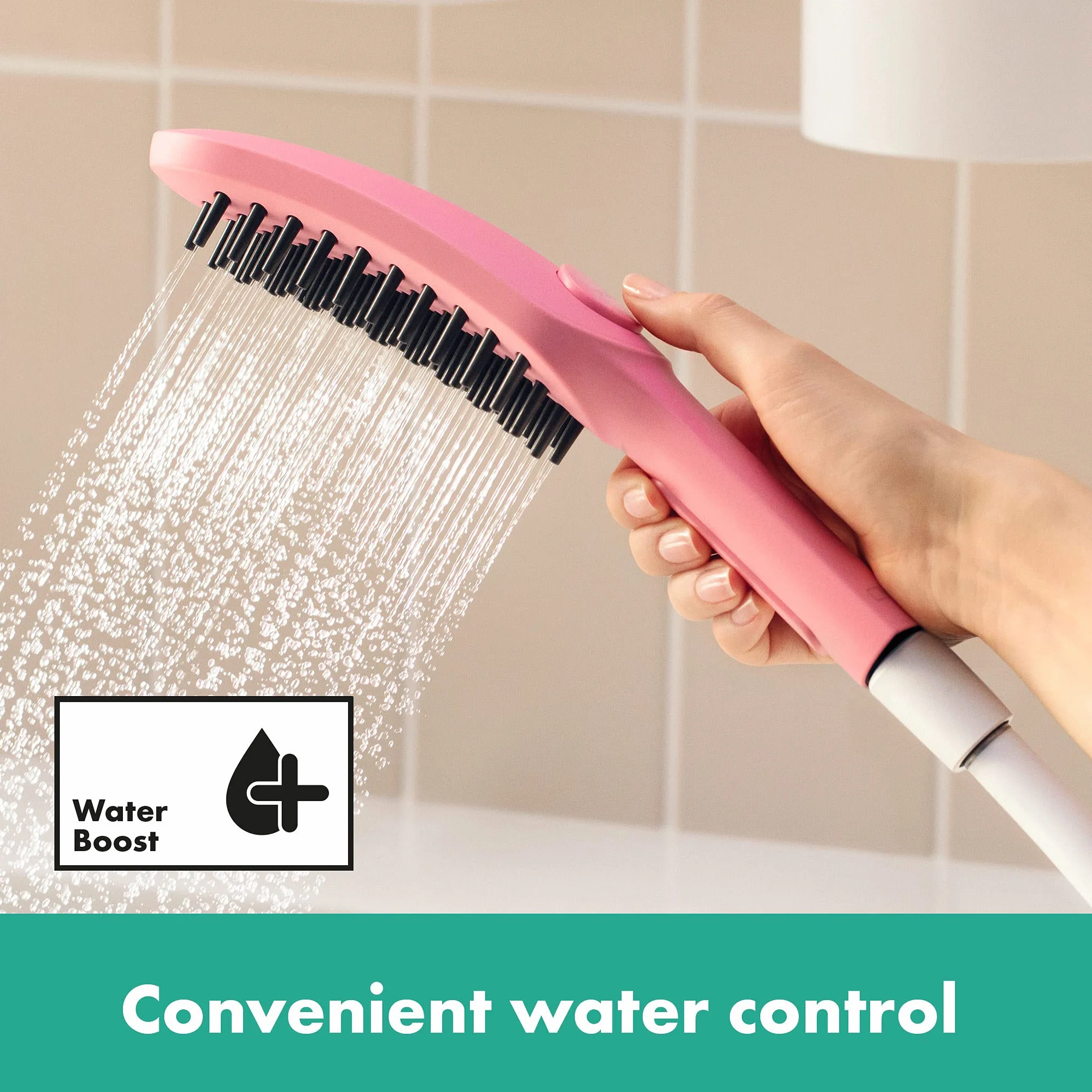 hansgrohe DogShower Główka prysznicowa dla psów 150 3jet z masującymi dyszami Pink, 26640560