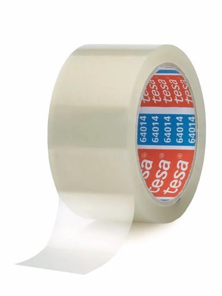 Tesa 1 rolka taśmy klejącej (66 m: 50 mm, cicho rozwijana), przezroczysta
