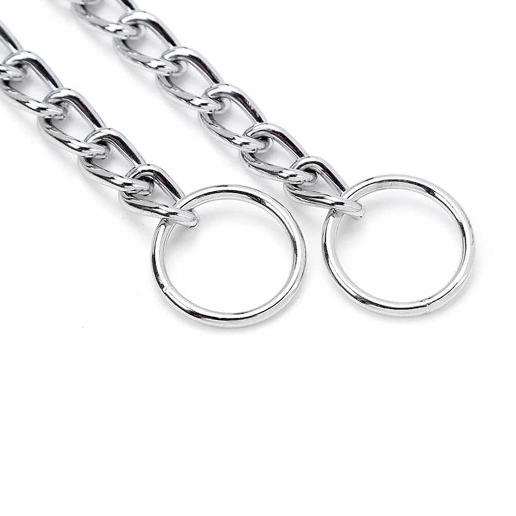 Łańcuszek Choke obroża dla psów, srebrny, XS, metalowy, wsuwany, trening, Heavy Duty, obroża dla psa, obroża dla szczeniaków Martingale, dla psów XXS XS Small Medium Large Large XL