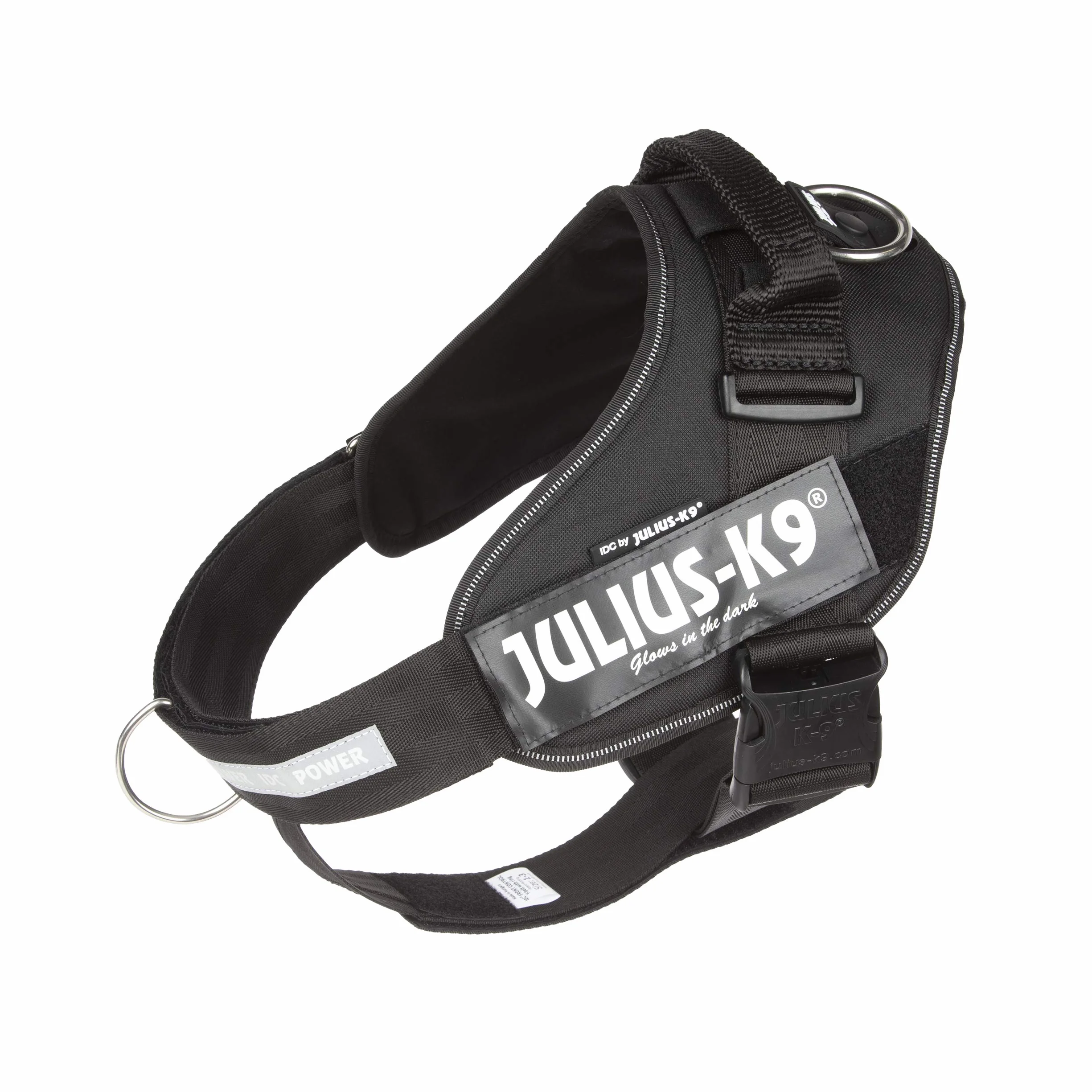 Julius-K9, IDC Powerharness, uprząż dla psa z przednim paskiem sterującym Y, rozmiar: XL/2, czarna