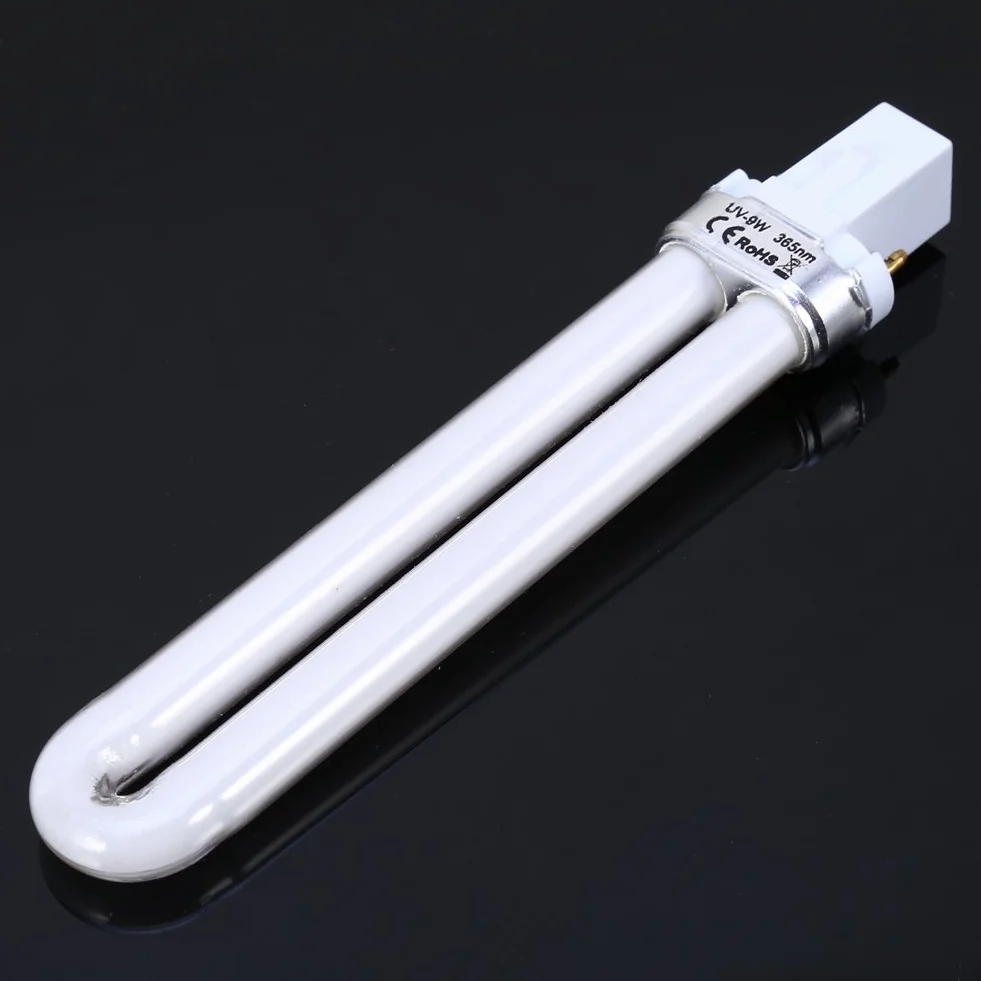Lampy LED 9 W Zapasowa świetlówka UV Żarówki W Kształcie Litery U do Suszarki do Paznokci